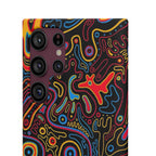 Neon Maze Phone Case