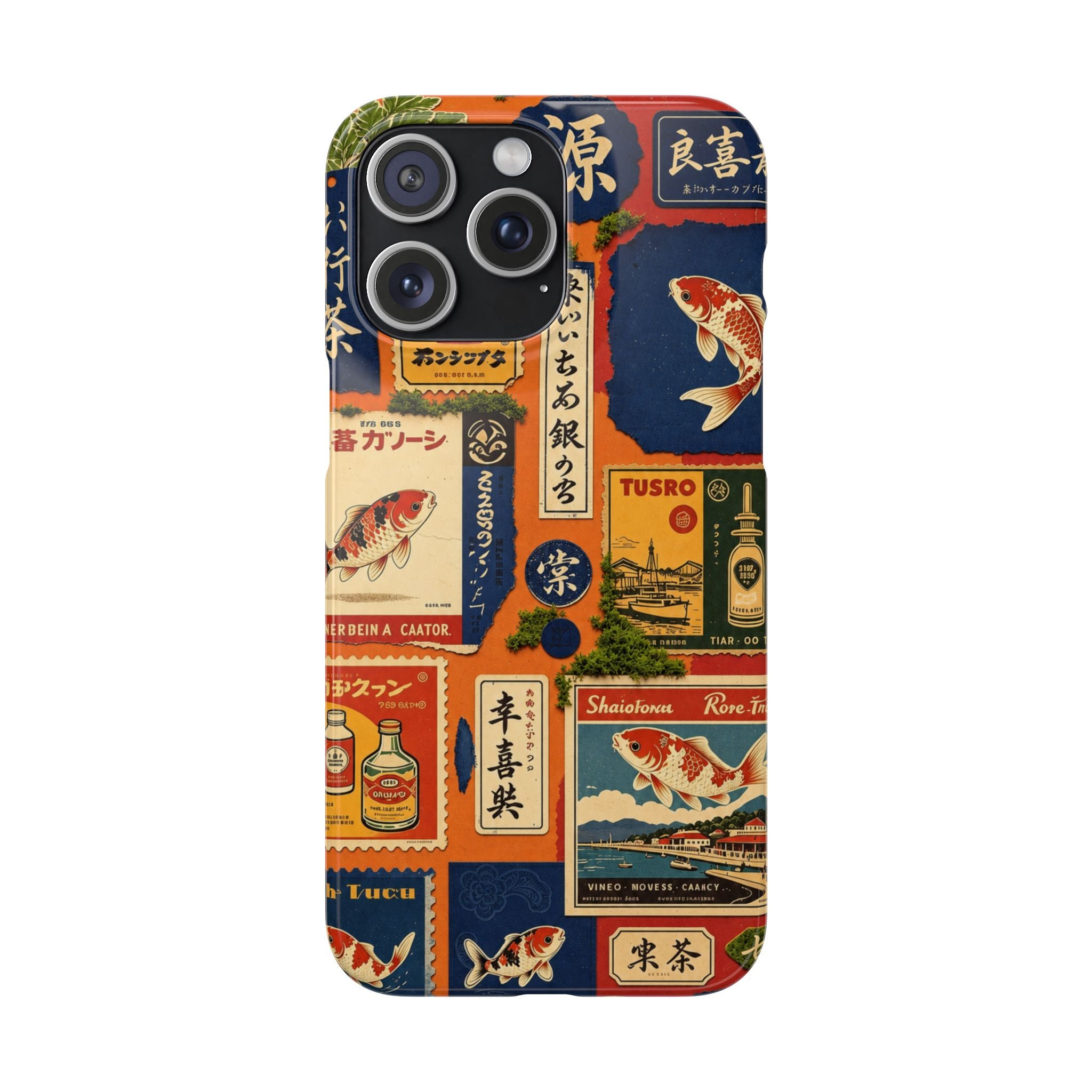 Vintage Japanese Koi Phone Case