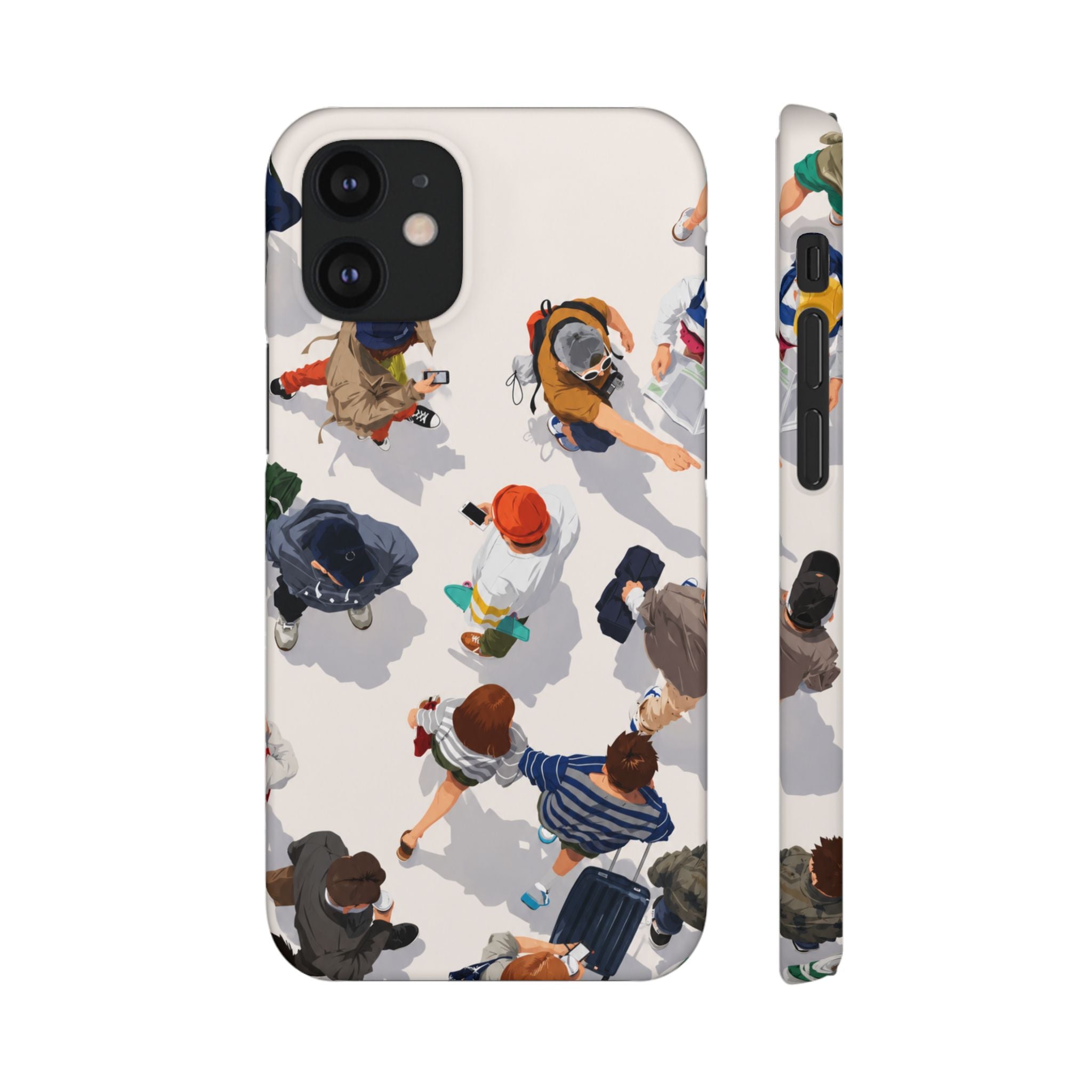 City Crowd Aesthetic Phone Case