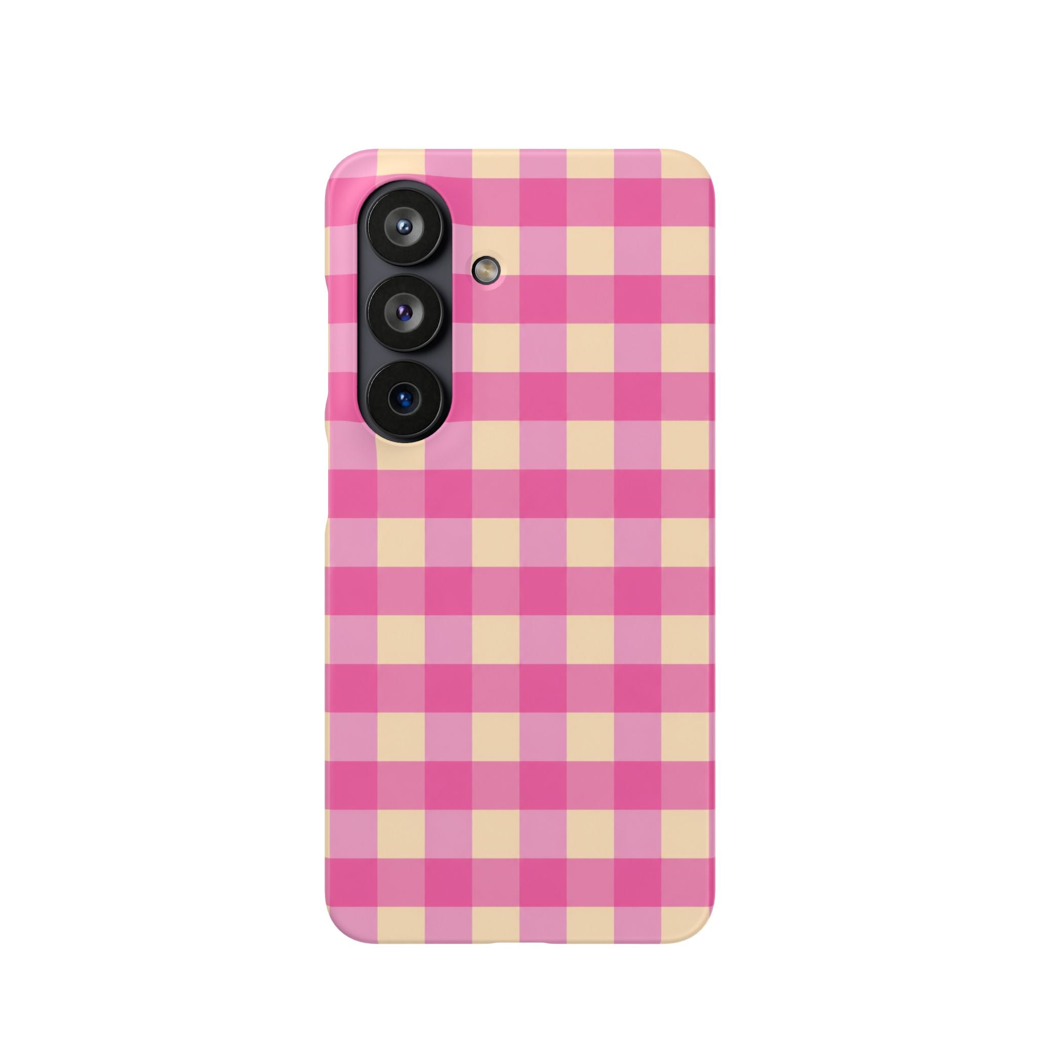 Pink Gingham Phone Case