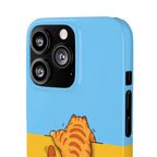 Peekaboo Orange Cat Phone Case
