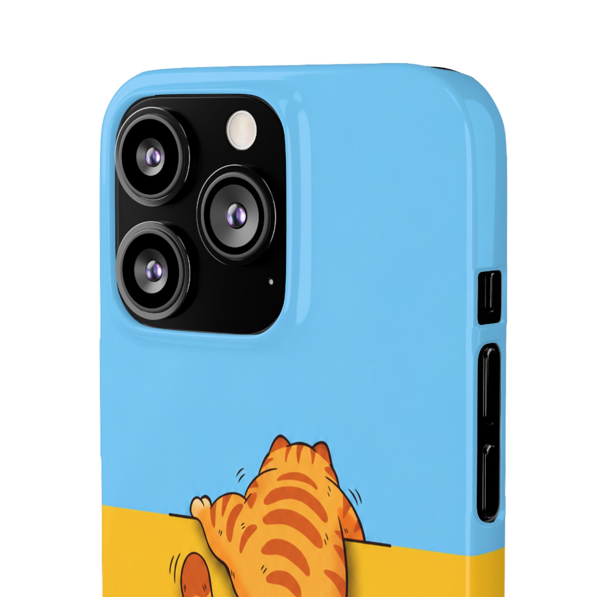 Peekaboo Orange Cat Phone Case