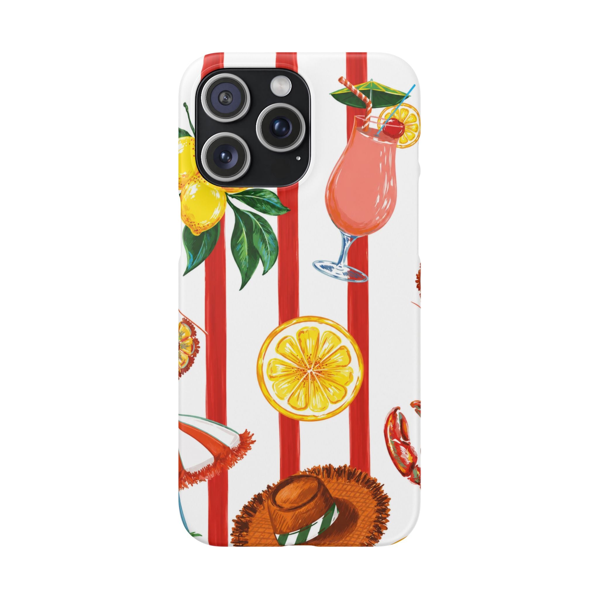 Lemon Coast – Summer Citrus Phone Case