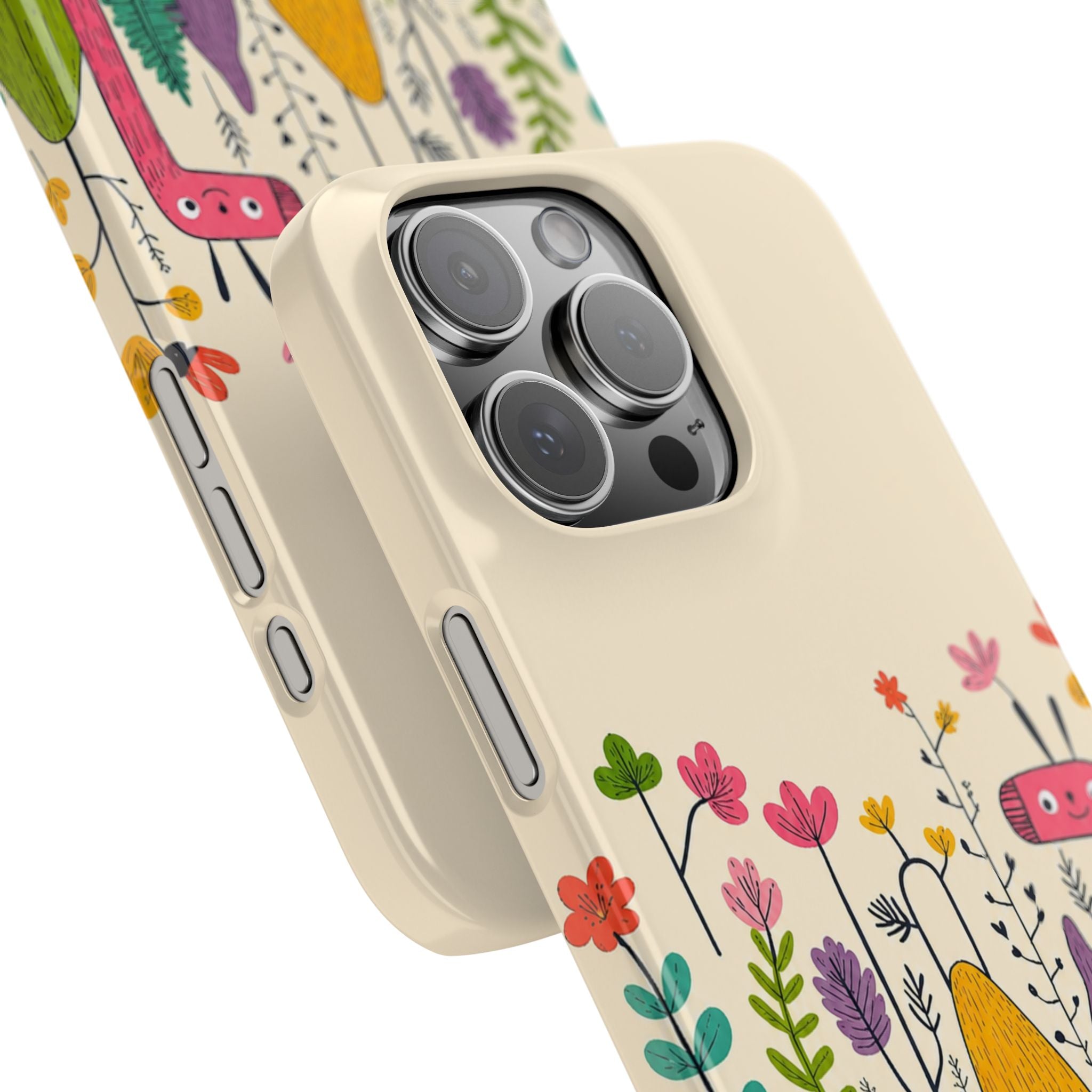 Cute Monster Garden Phone Case