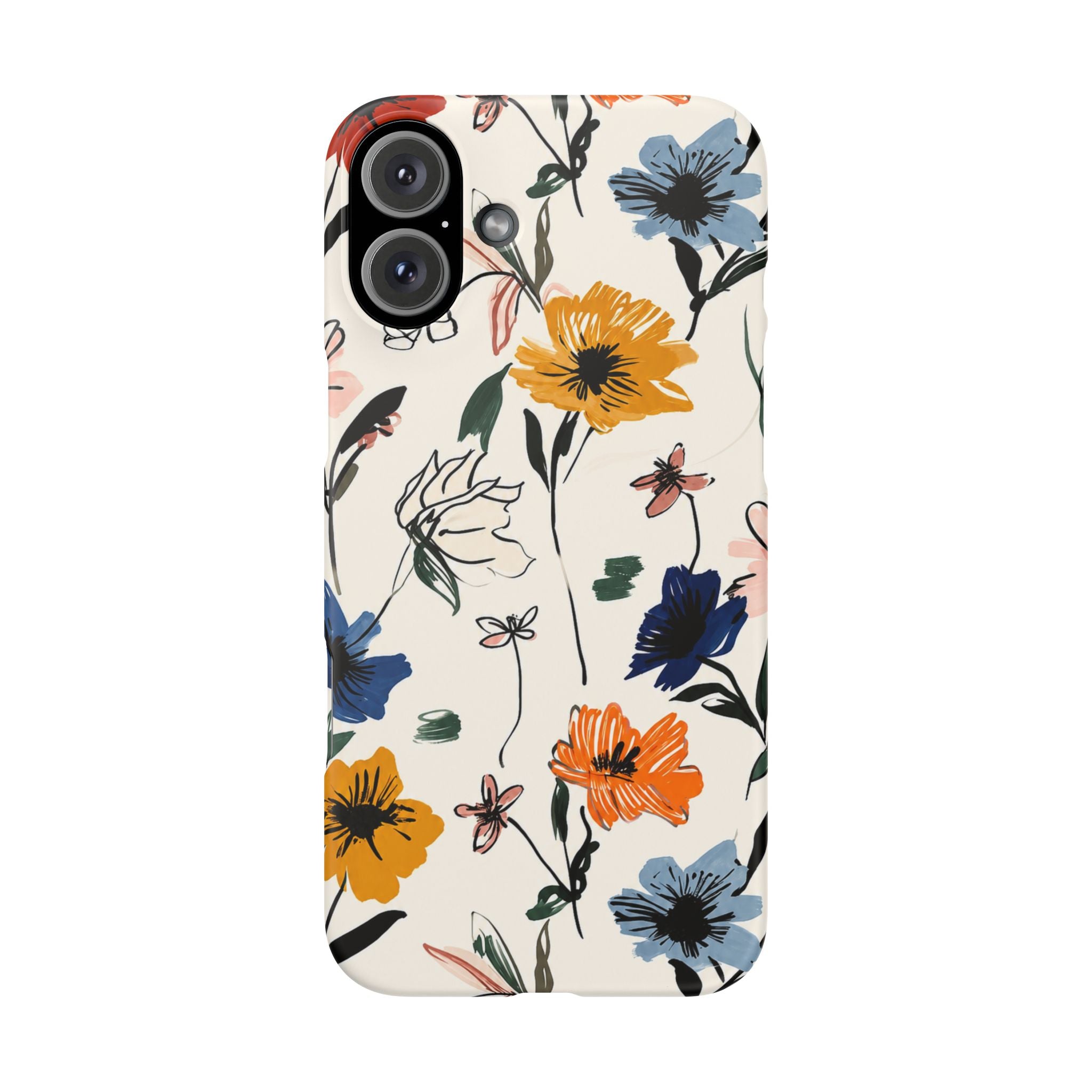 Wildflower Sketch Phone Case