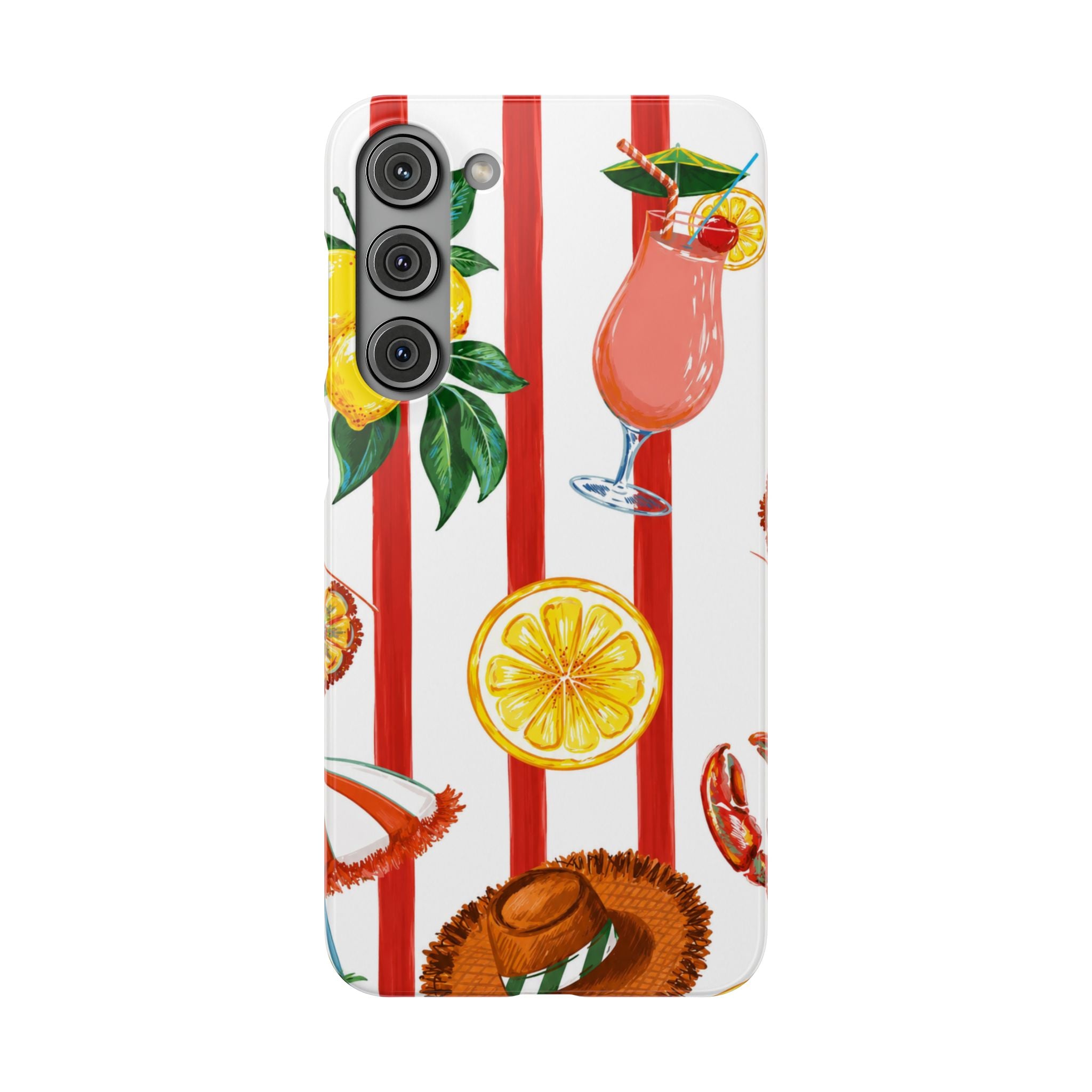Lemon Coast – Summer Citrus Phone Case
