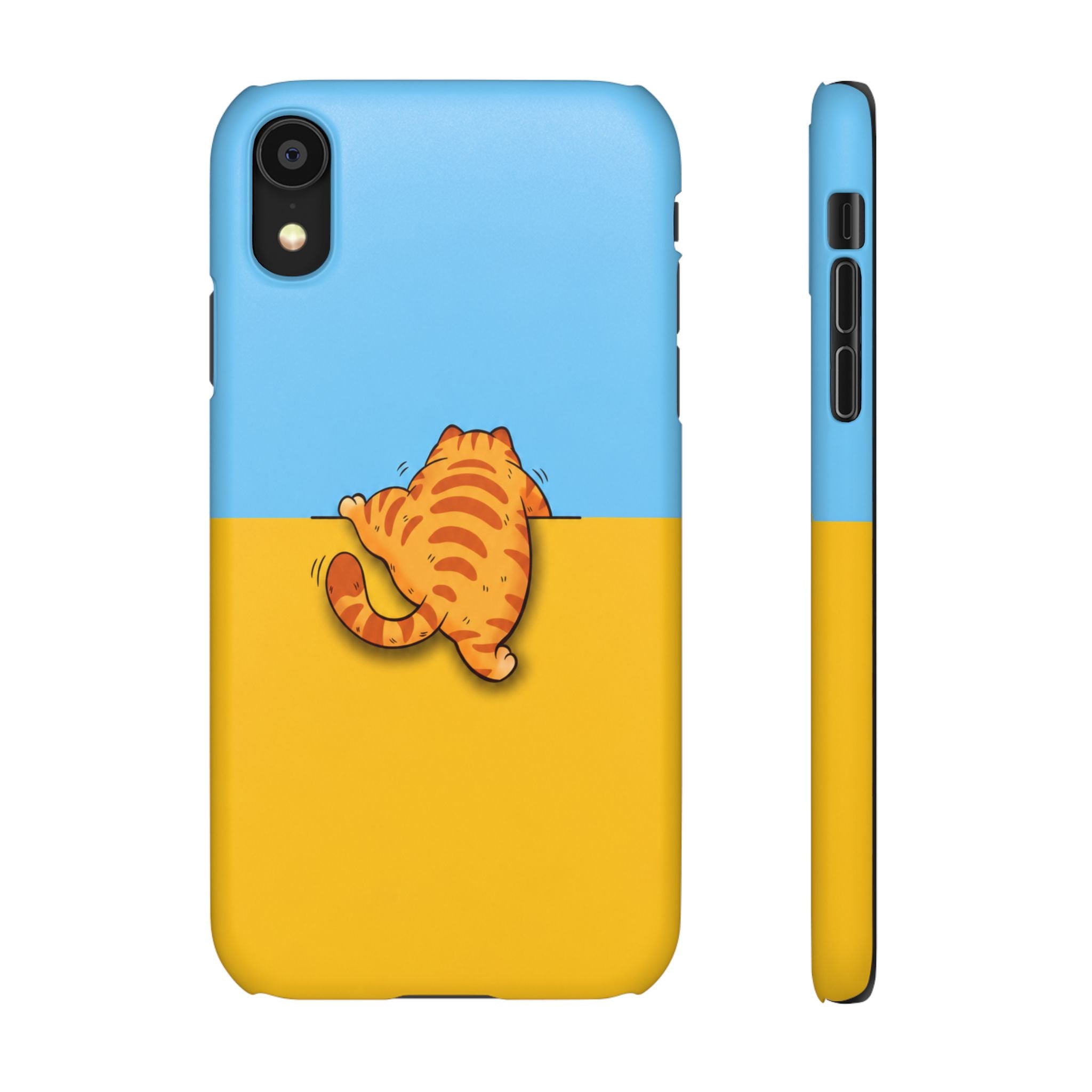 Peekaboo Orange Cat Phone Case