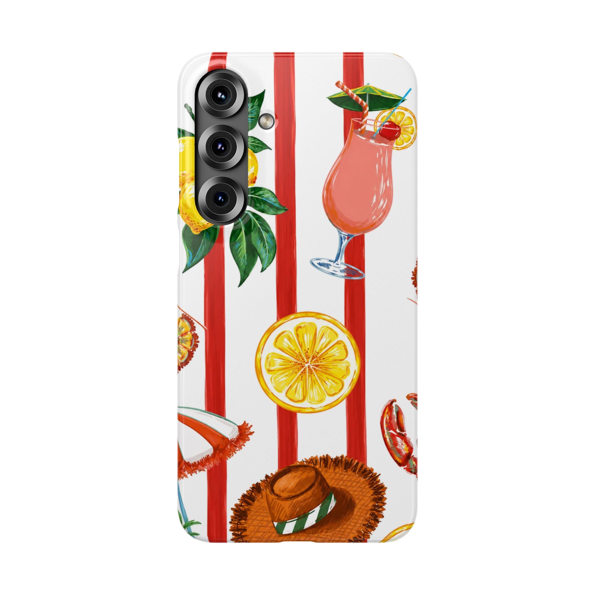 Lemon Coast – Summer Citrus Phone Case