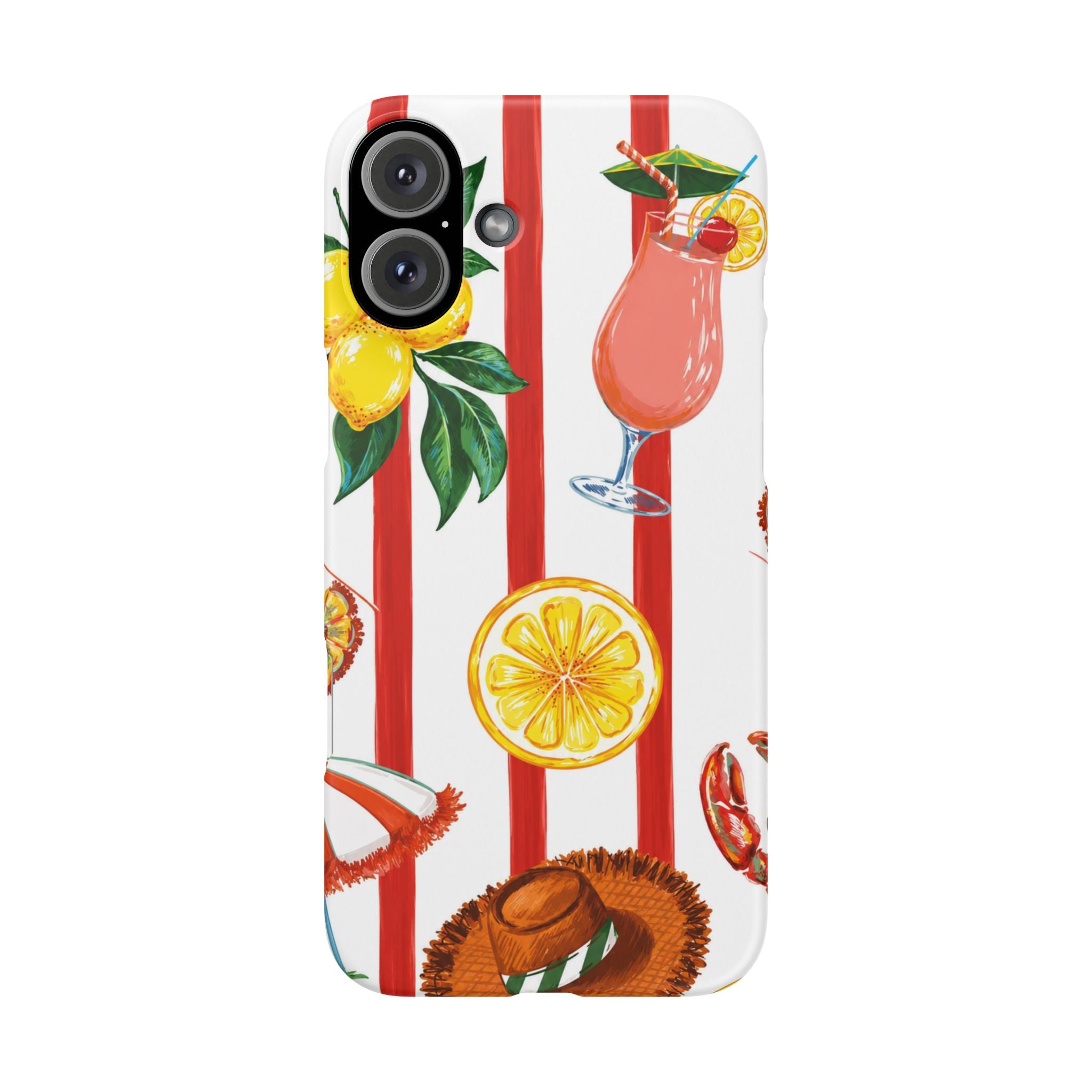 Lemon Coast – Summer Citrus Phone Case