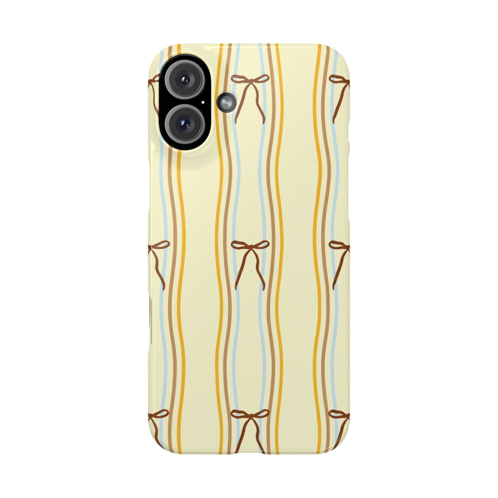 Bow Stripe Phone Case