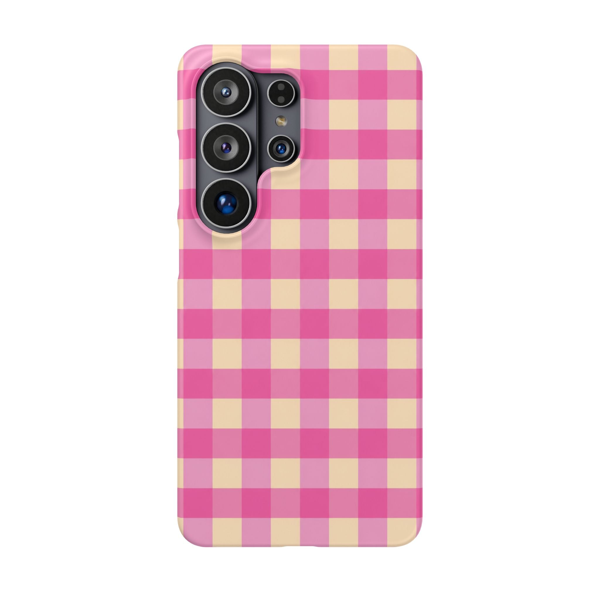 Pink Gingham Phone Case