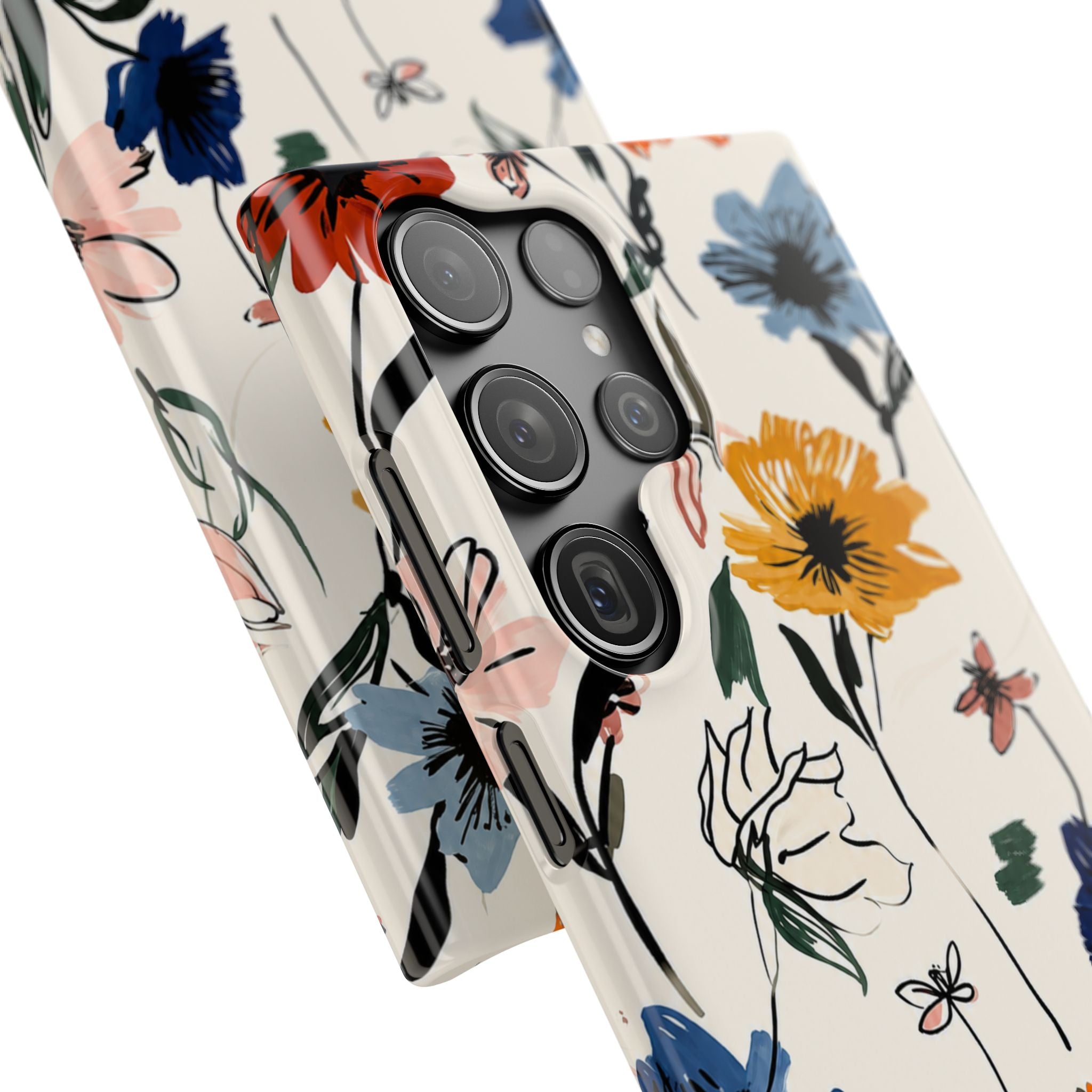 Wildflower Sketch Phone Case
