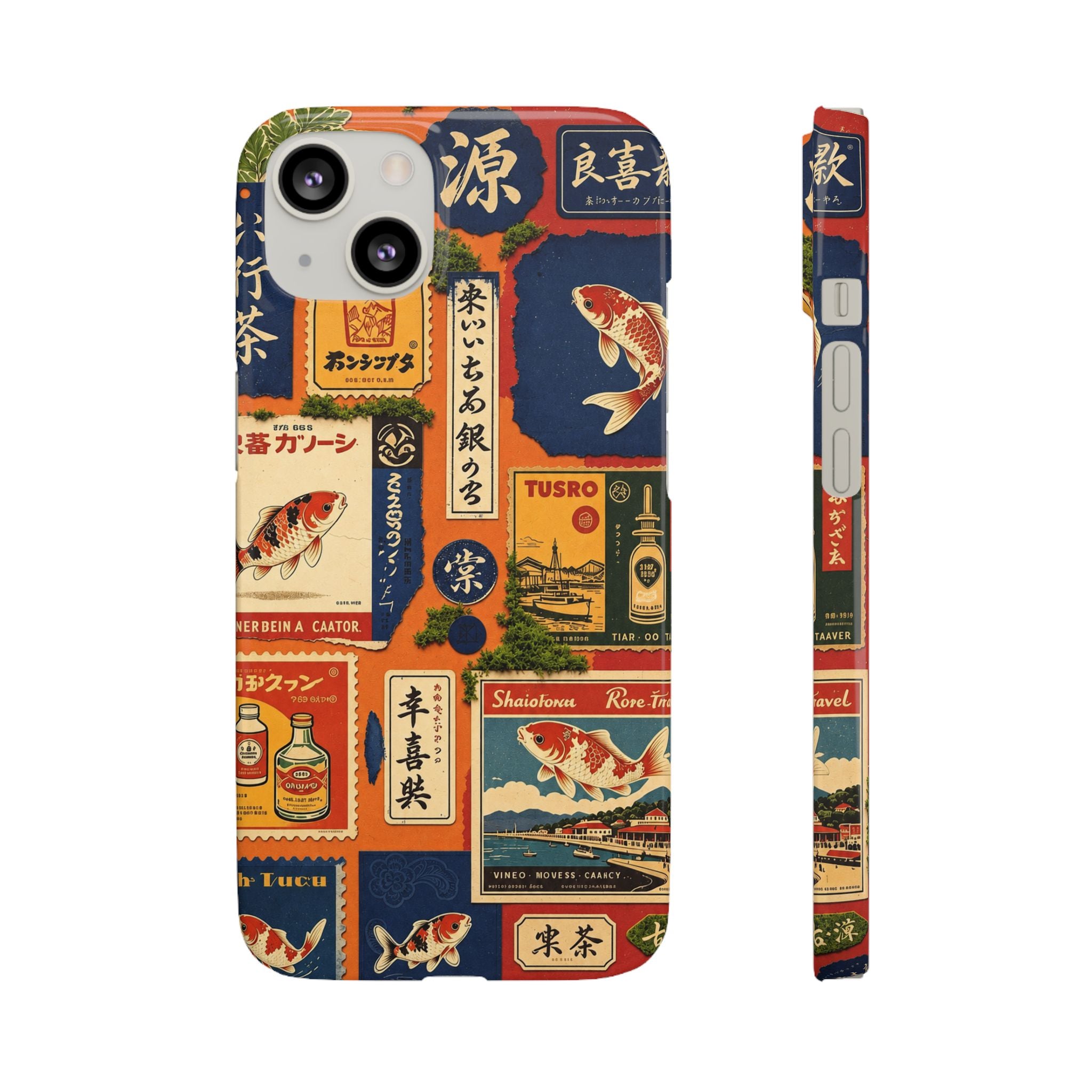 Vintage Japanese Koi Phone Case