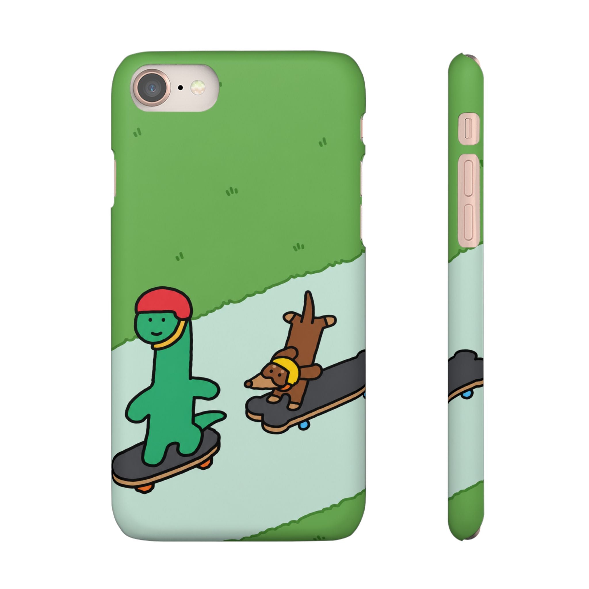 Skater Dino Phone Case