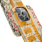 Retro Cassette Floral Phone Case