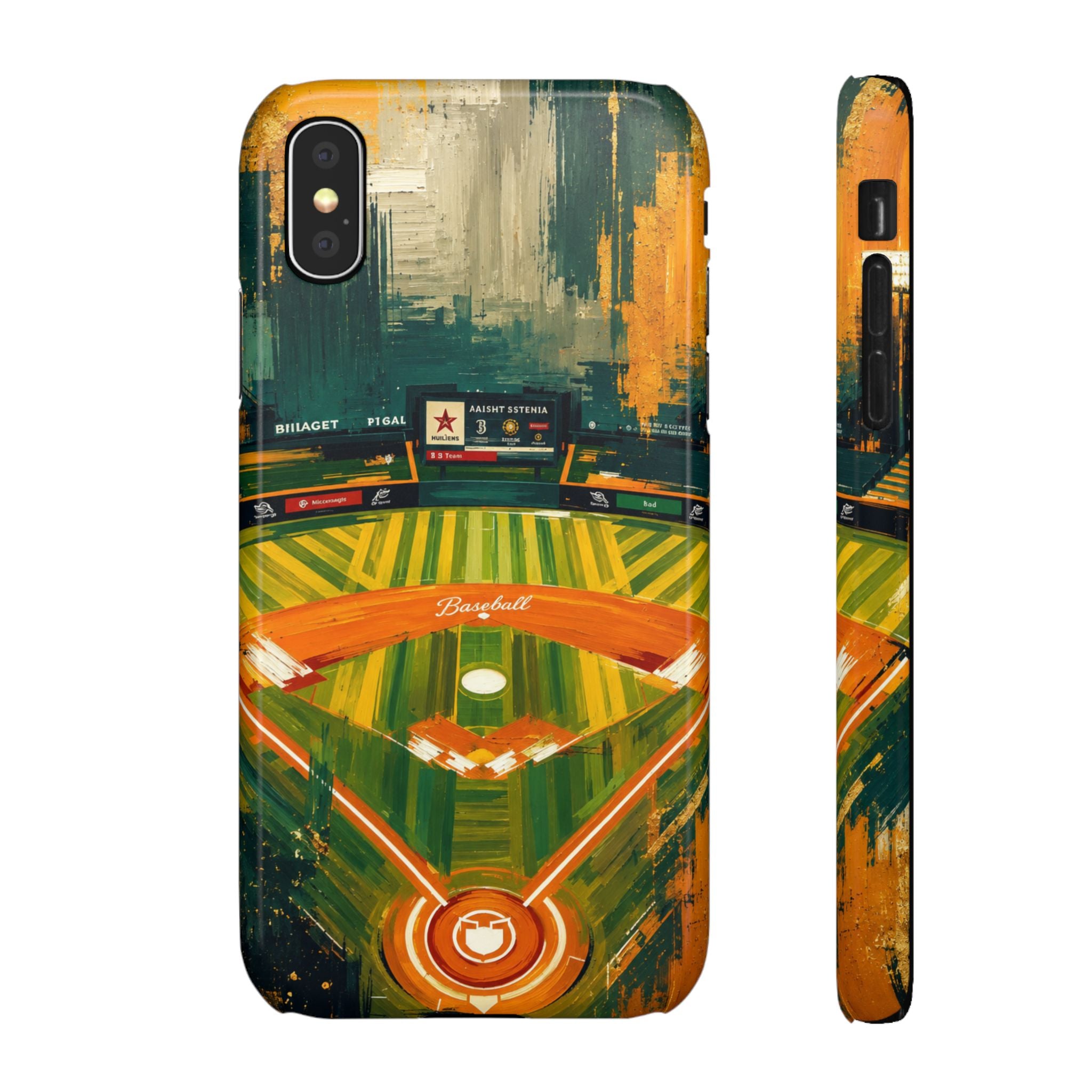 Abstract Baseball Stadium Phone Case