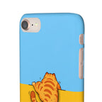 Peekaboo Orange Cat Phone Case