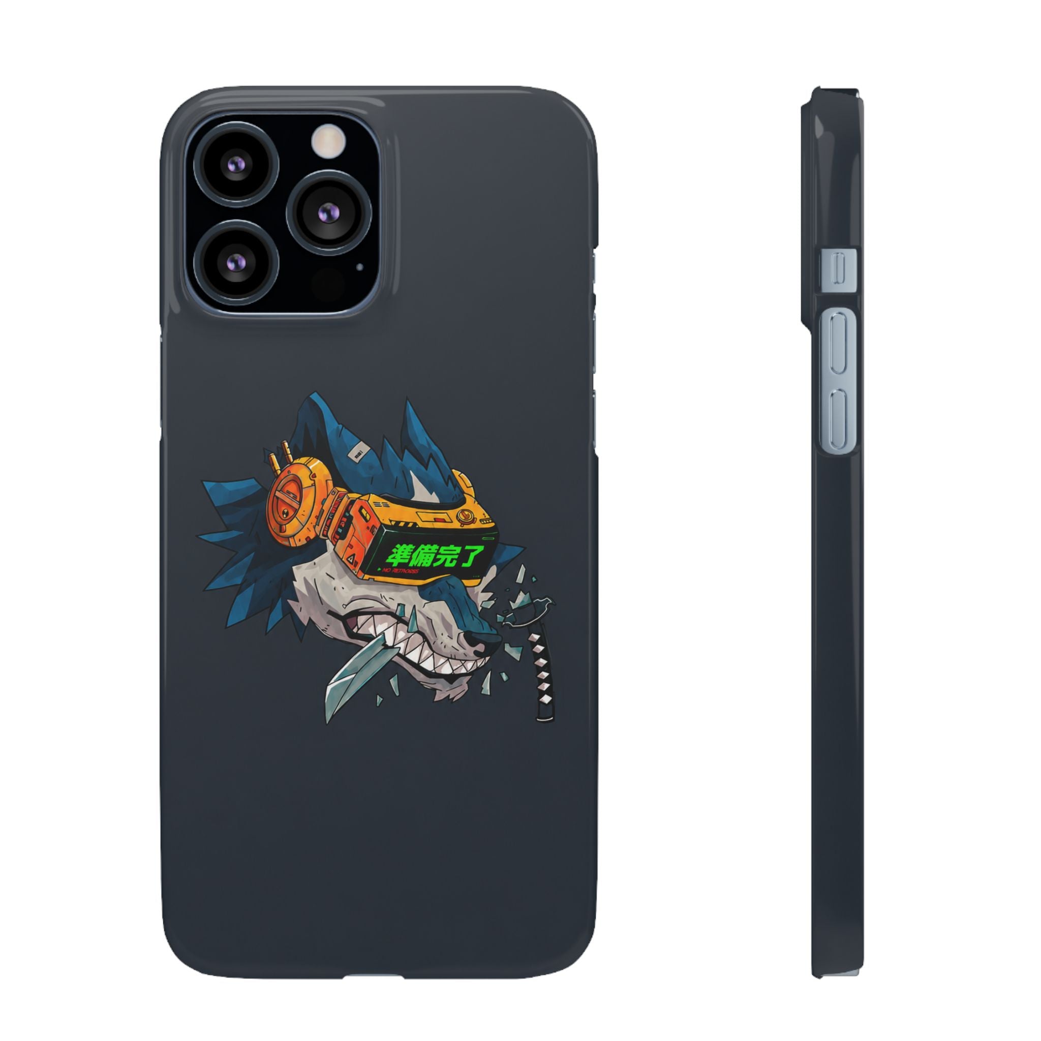 Cyberpunk Wolf Phone Case
