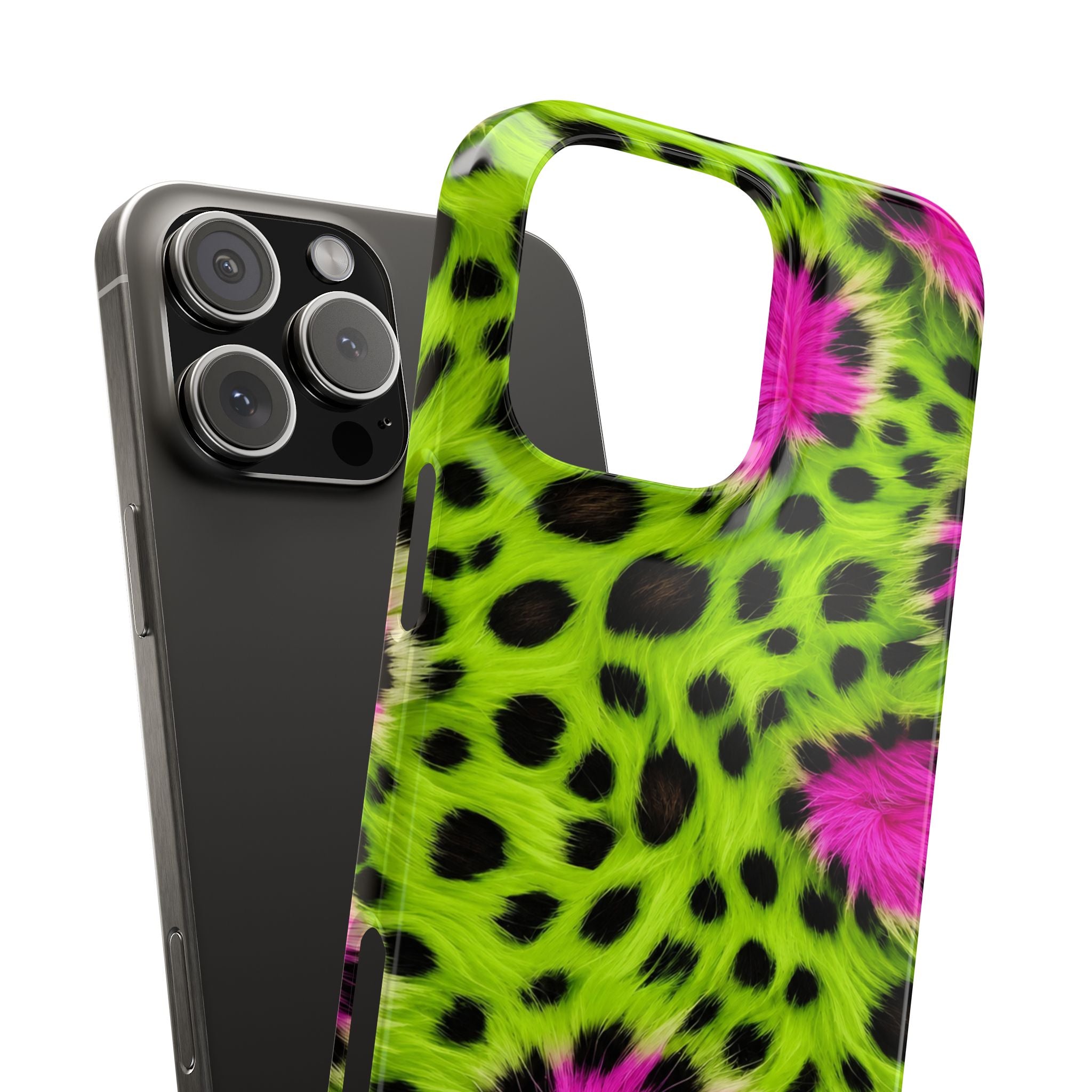 Neon Leopard Phone Case