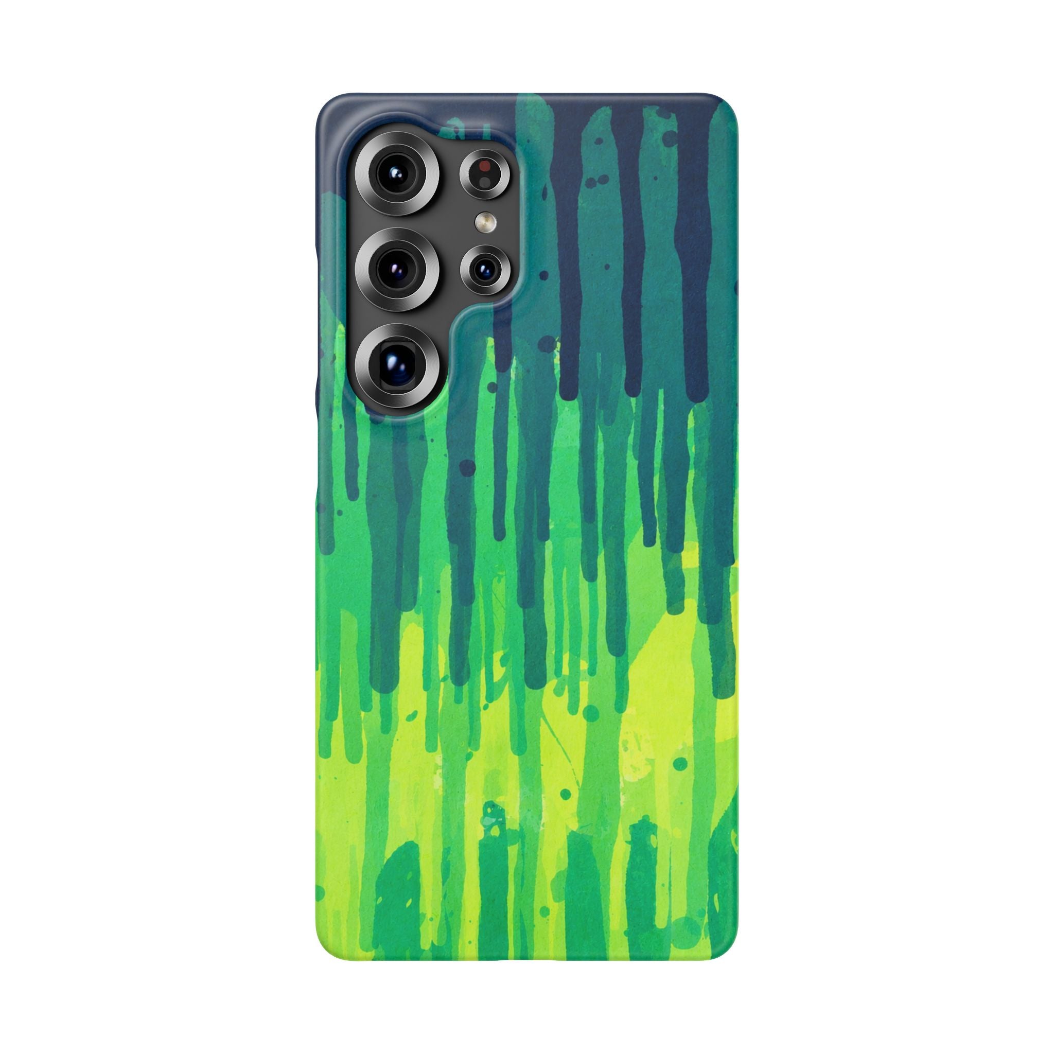 Liquid Emerald – Abstract Drip Phone Case