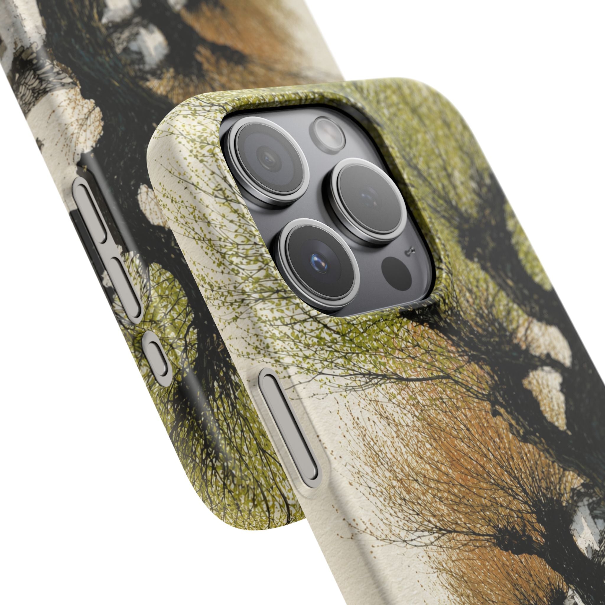 Serene Willow Landscape Phone Case