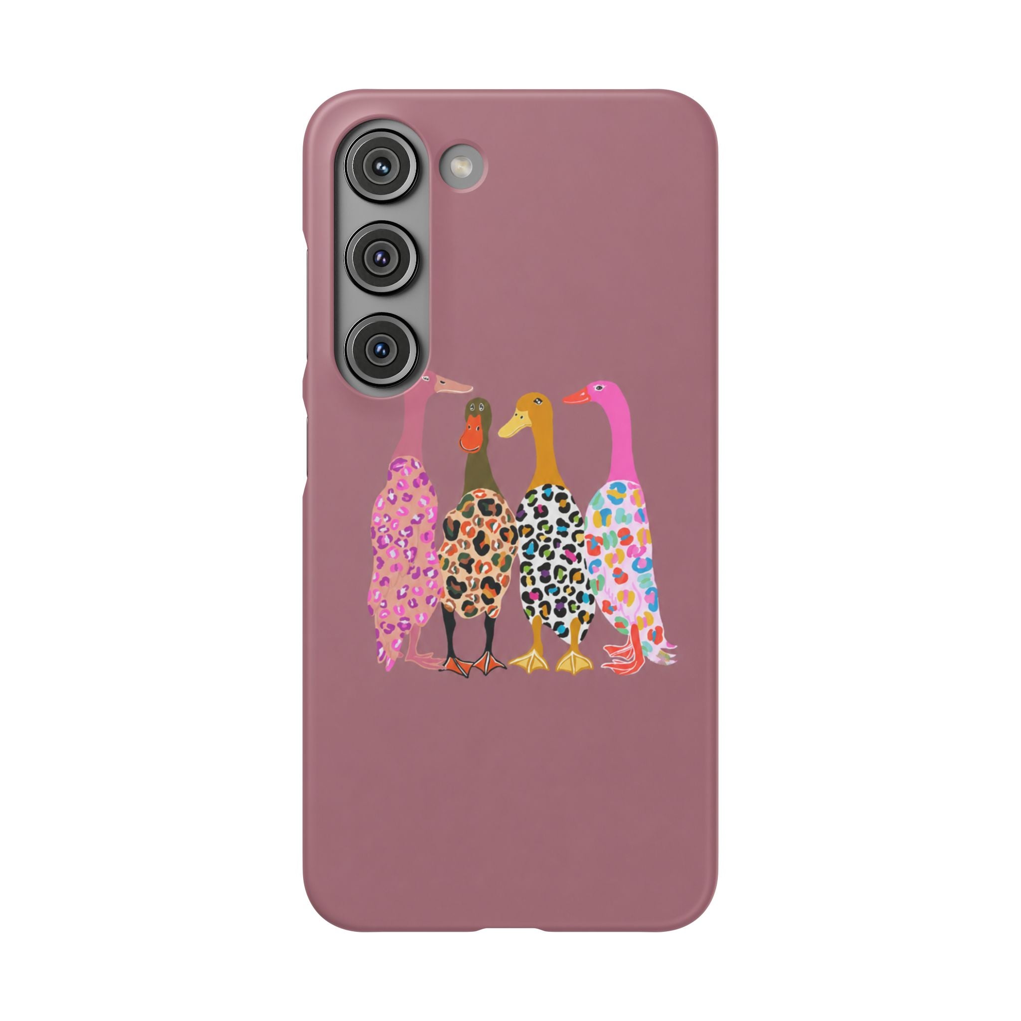 Colorful Leopard Ducks Phone Case