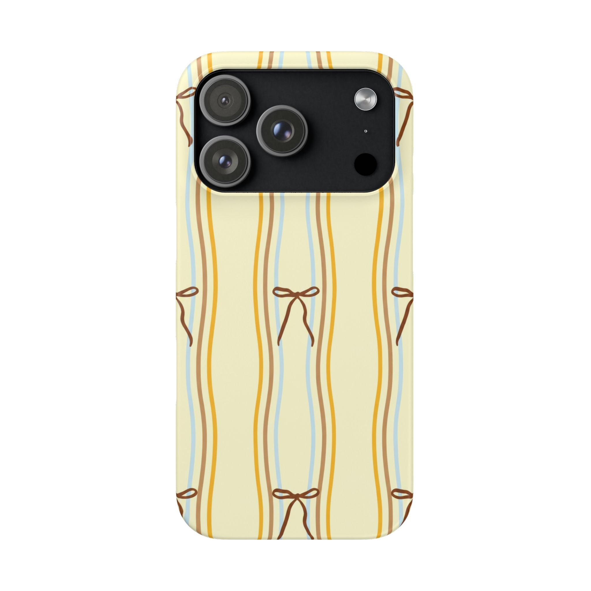 Bow Stripe Phone Case