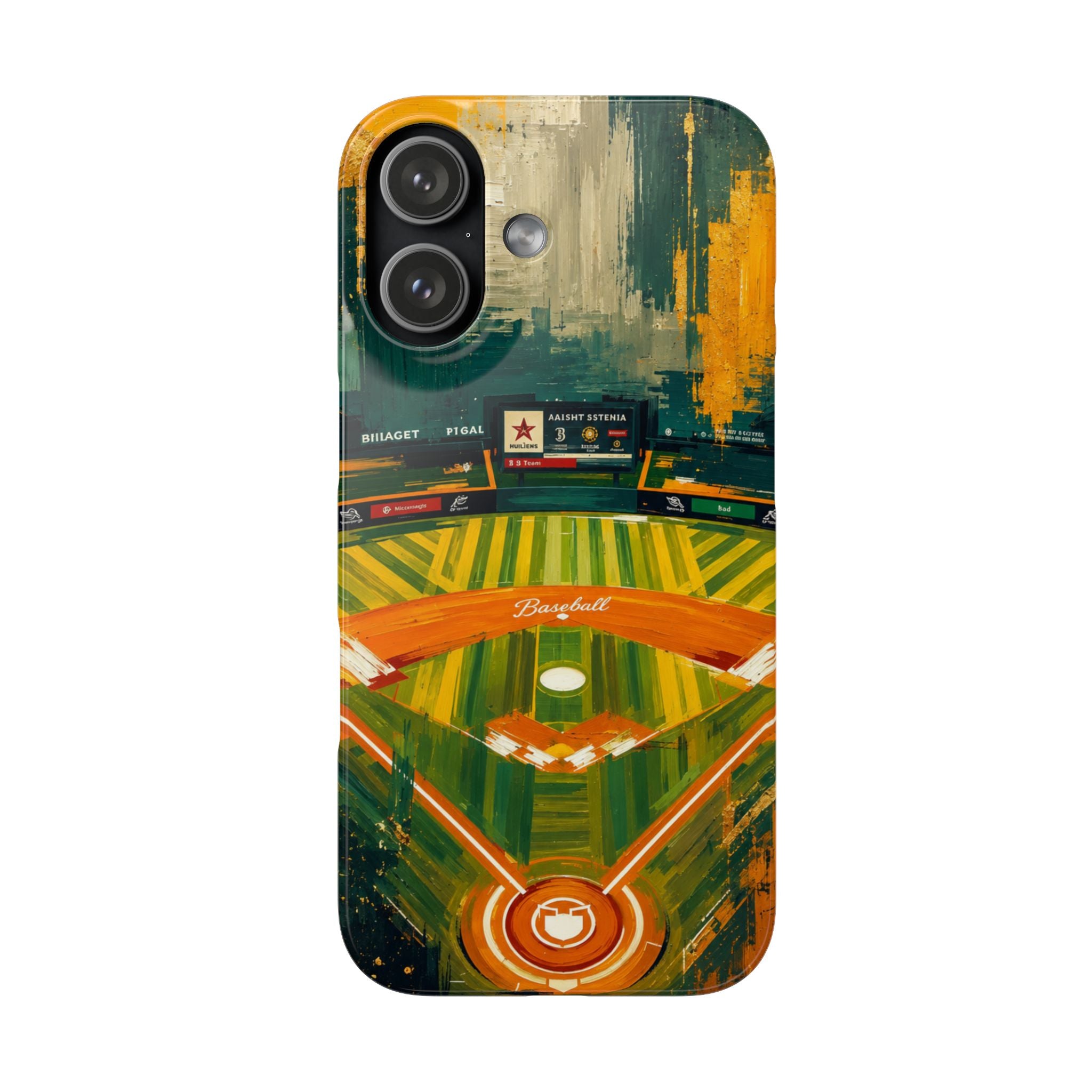 Abstract Baseball Stadium Phone Case