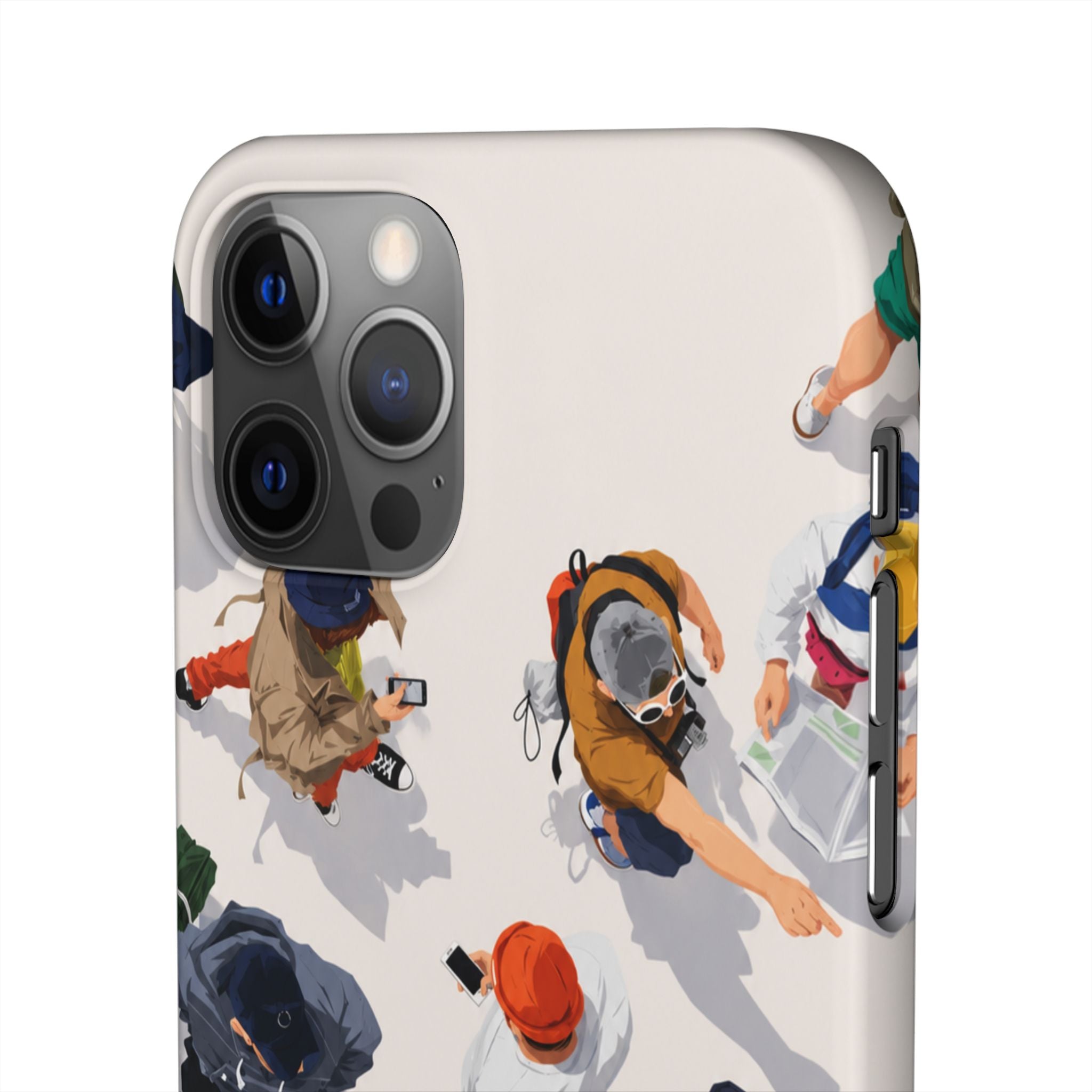 City Crowd Aesthetic Phone Case