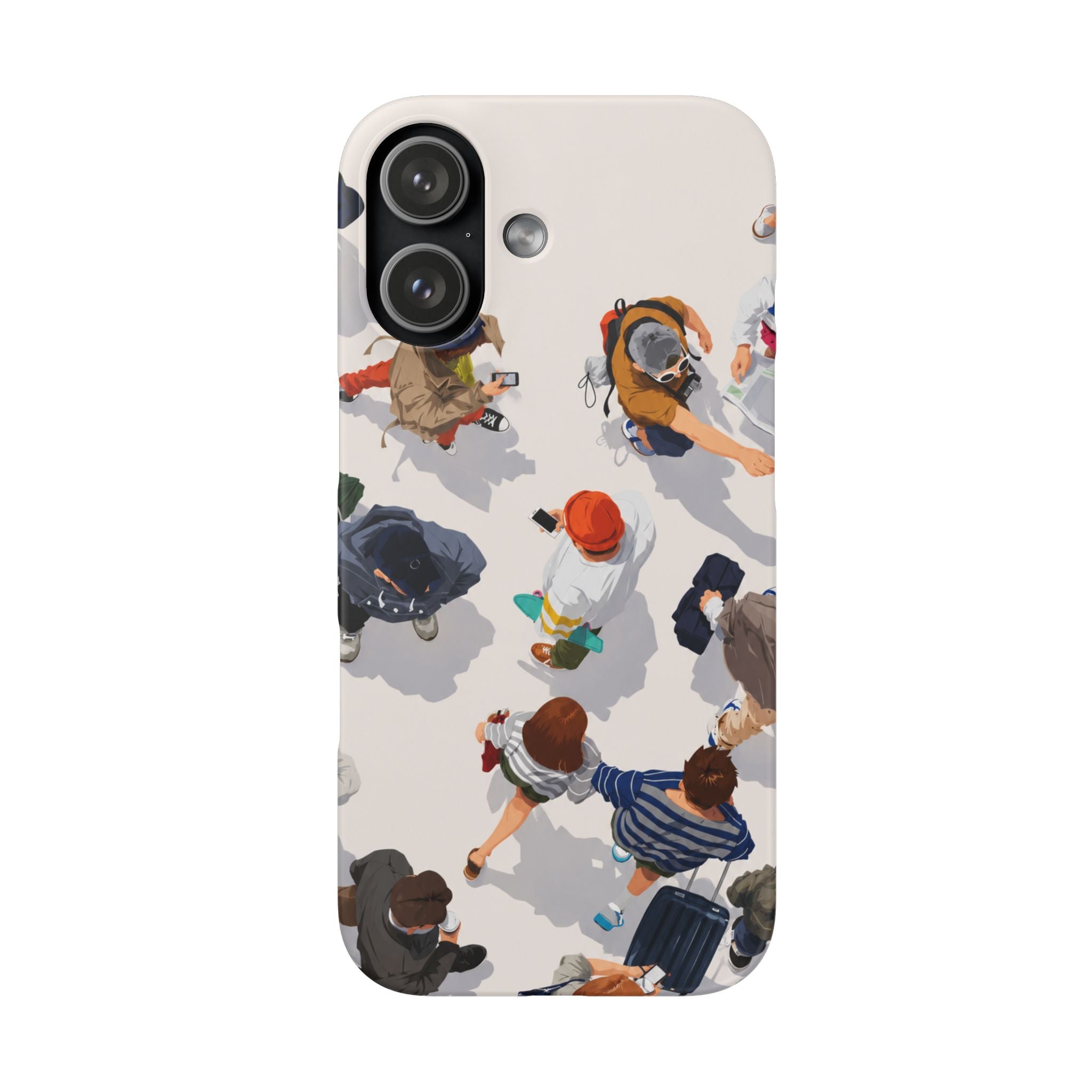 City Crowd Aesthetic Phone Case
