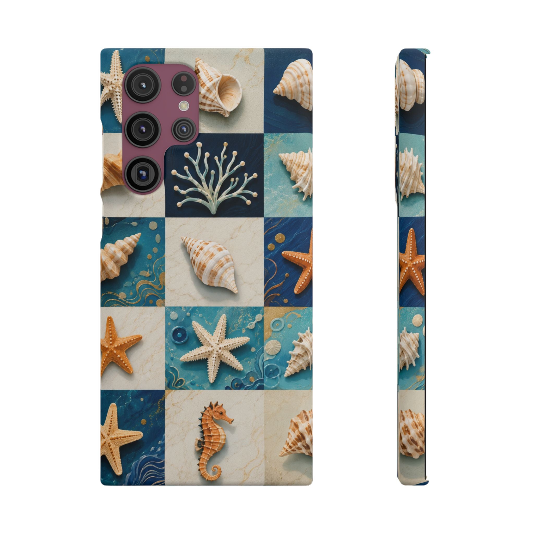 Coastal Seashell Mosaic Phone Case