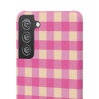 Pink Gingham Phone Case