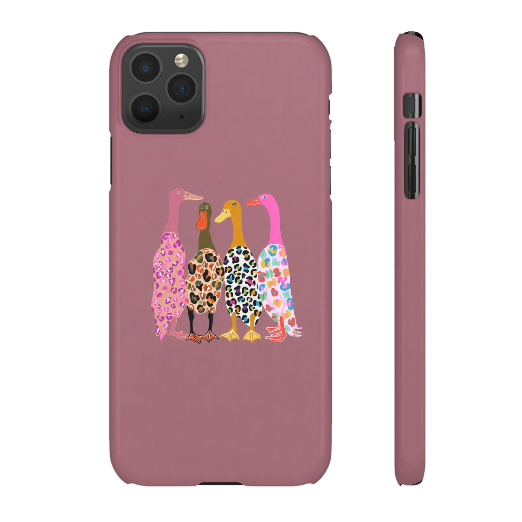 Colorful Leopard Ducks Phone Case
