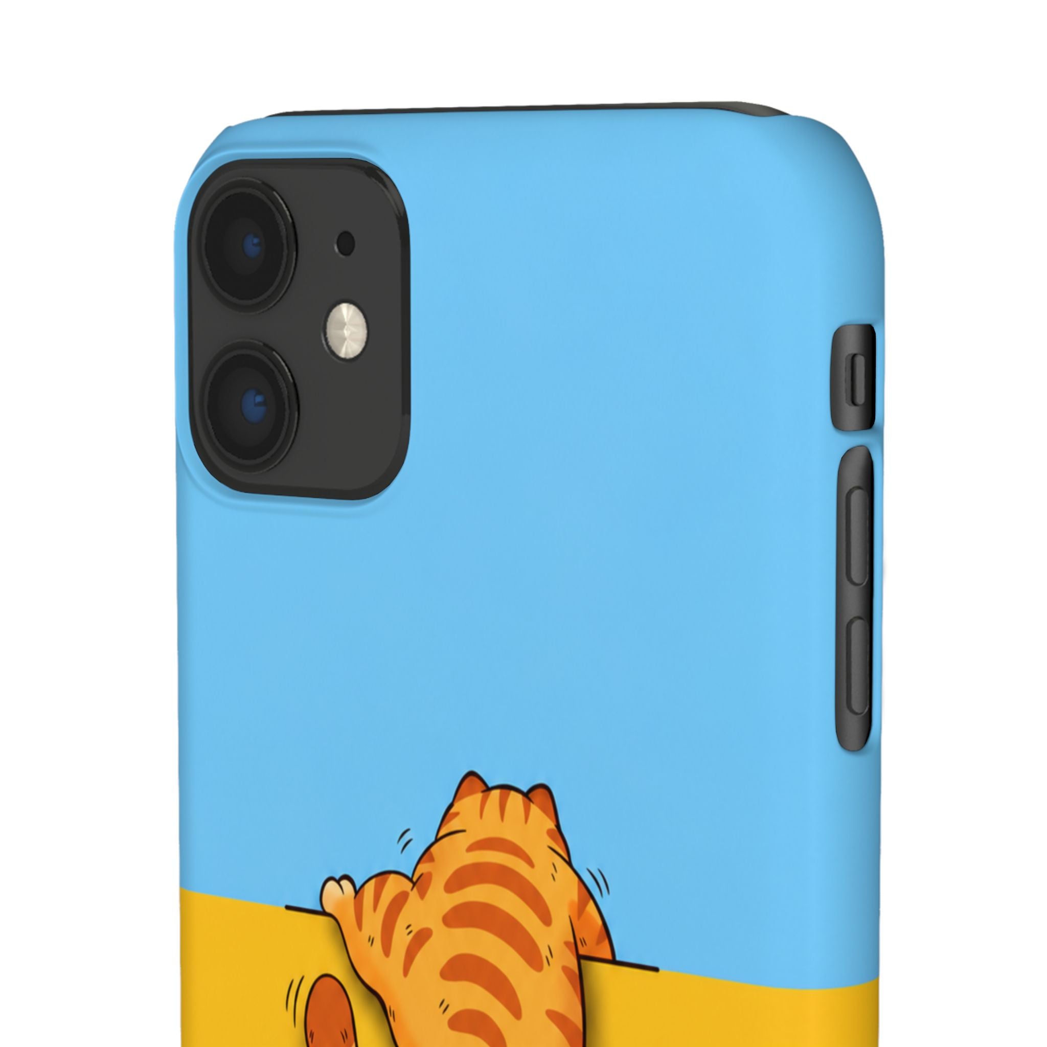 Peekaboo Orange Cat Phone Case