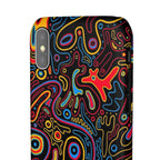 Neon Maze Phone Case