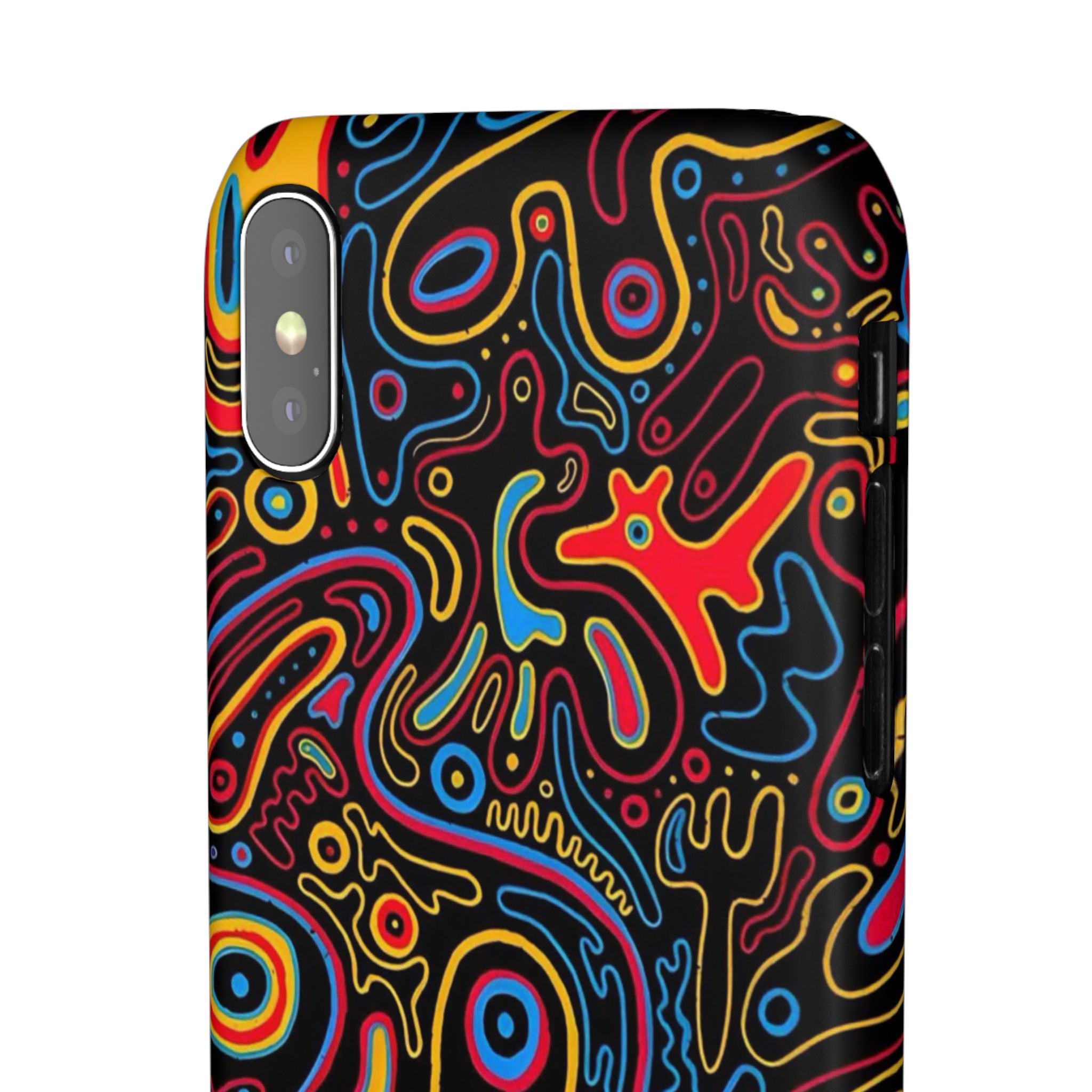 Neon Maze Phone Case