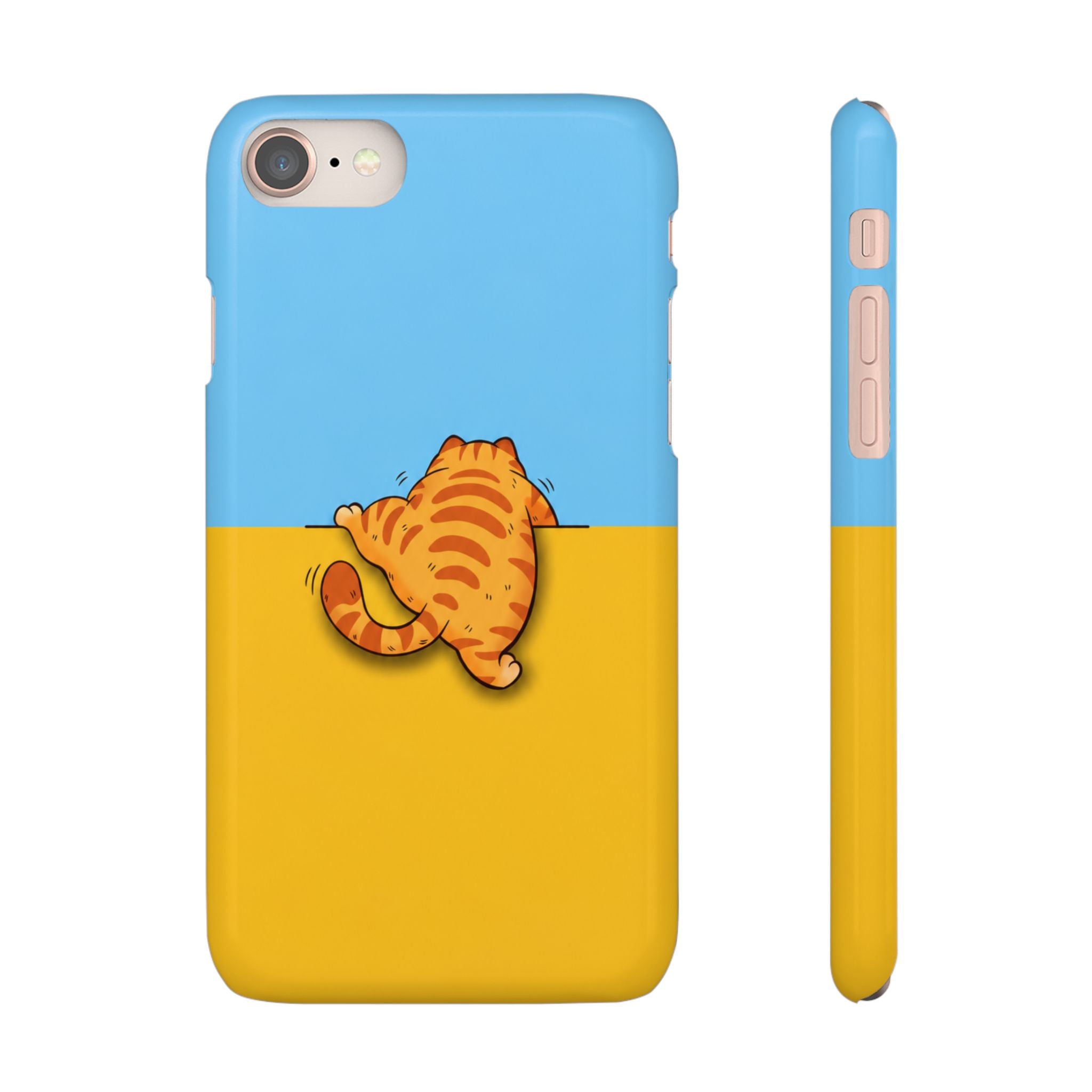 Peekaboo Orange Cat Phone Case