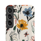 Wildflower Sketch Phone Case