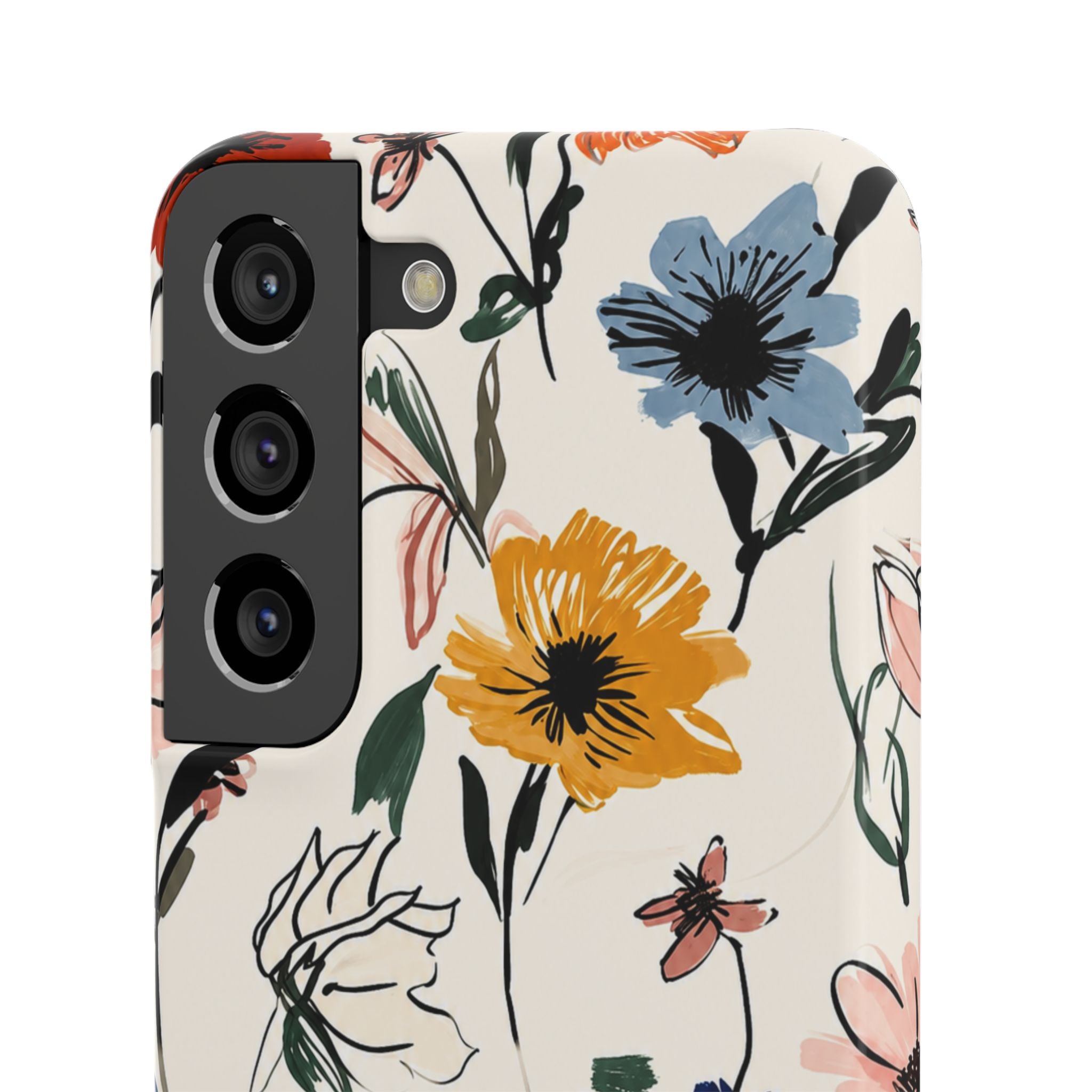 Wildflower Sketch Phone Case