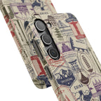 Vintage Travel Stamps Phone Case