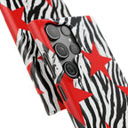 Retro Zebra Stars Phone Case