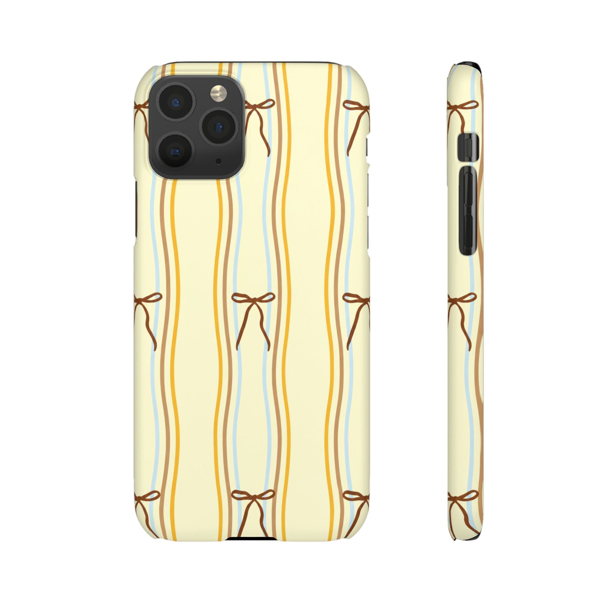 Bow Stripe Phone Case