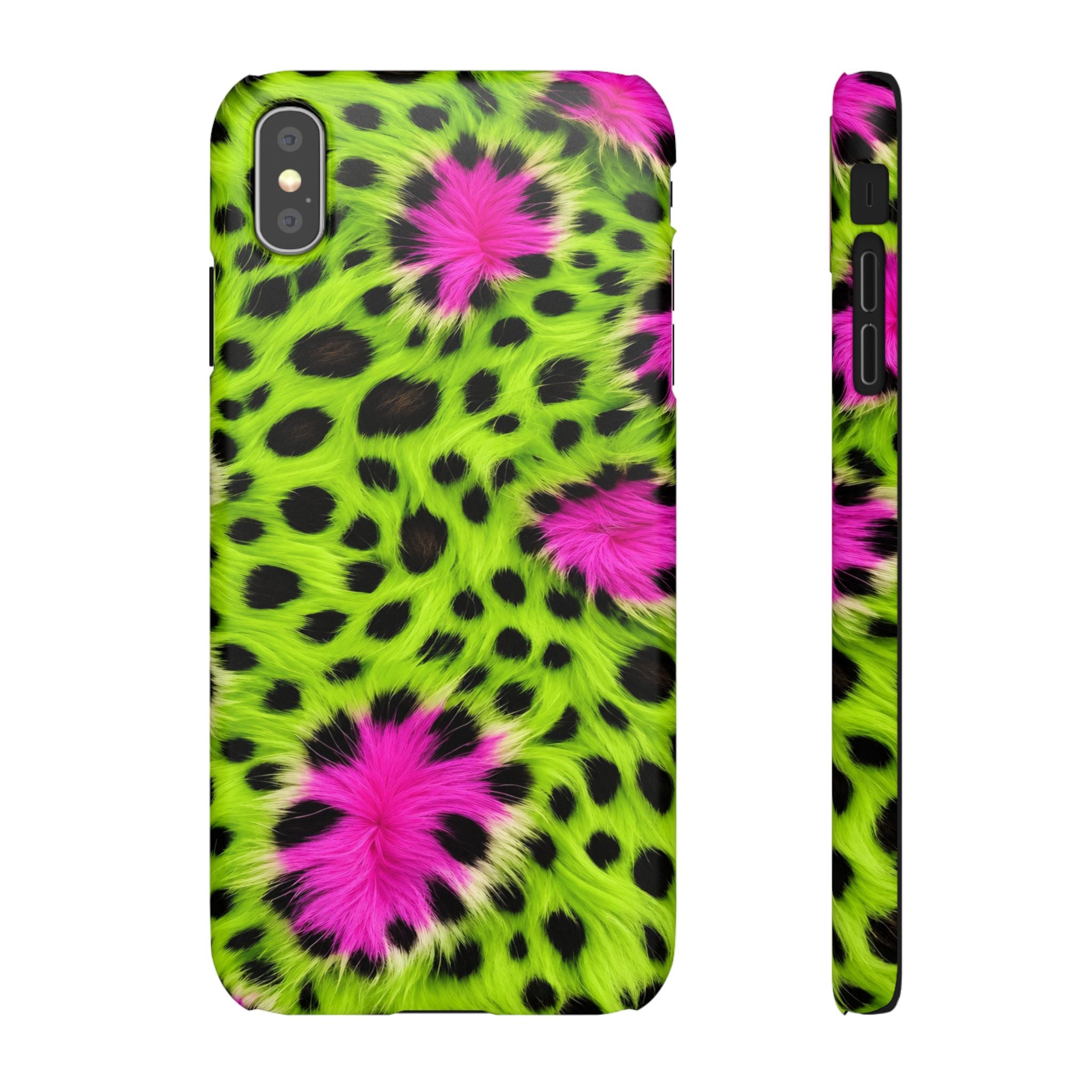 Neon Leopard Phone Case