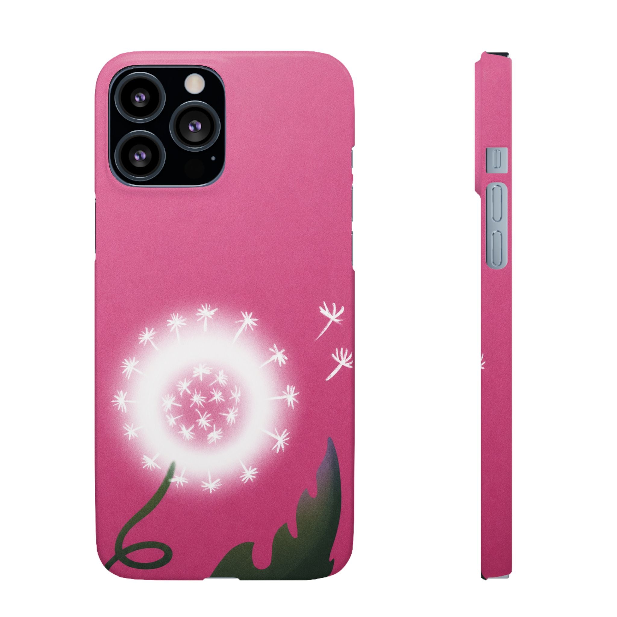 Pink Dandelion Phone Case