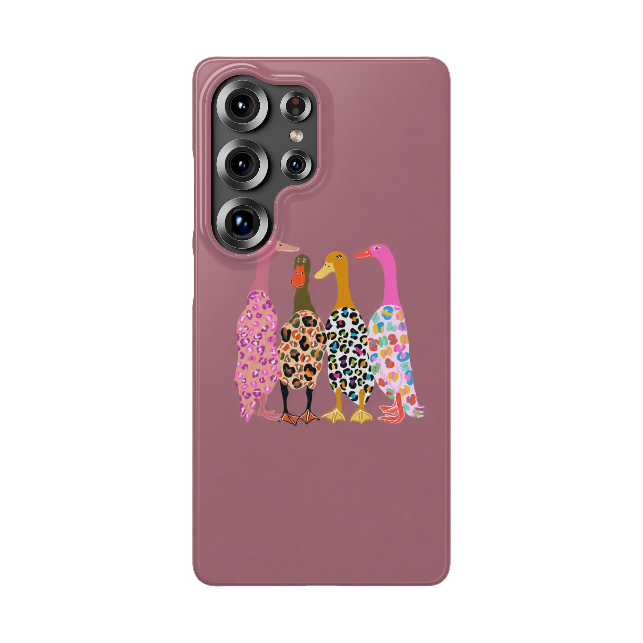 Colorful Leopard Ducks Phone Case