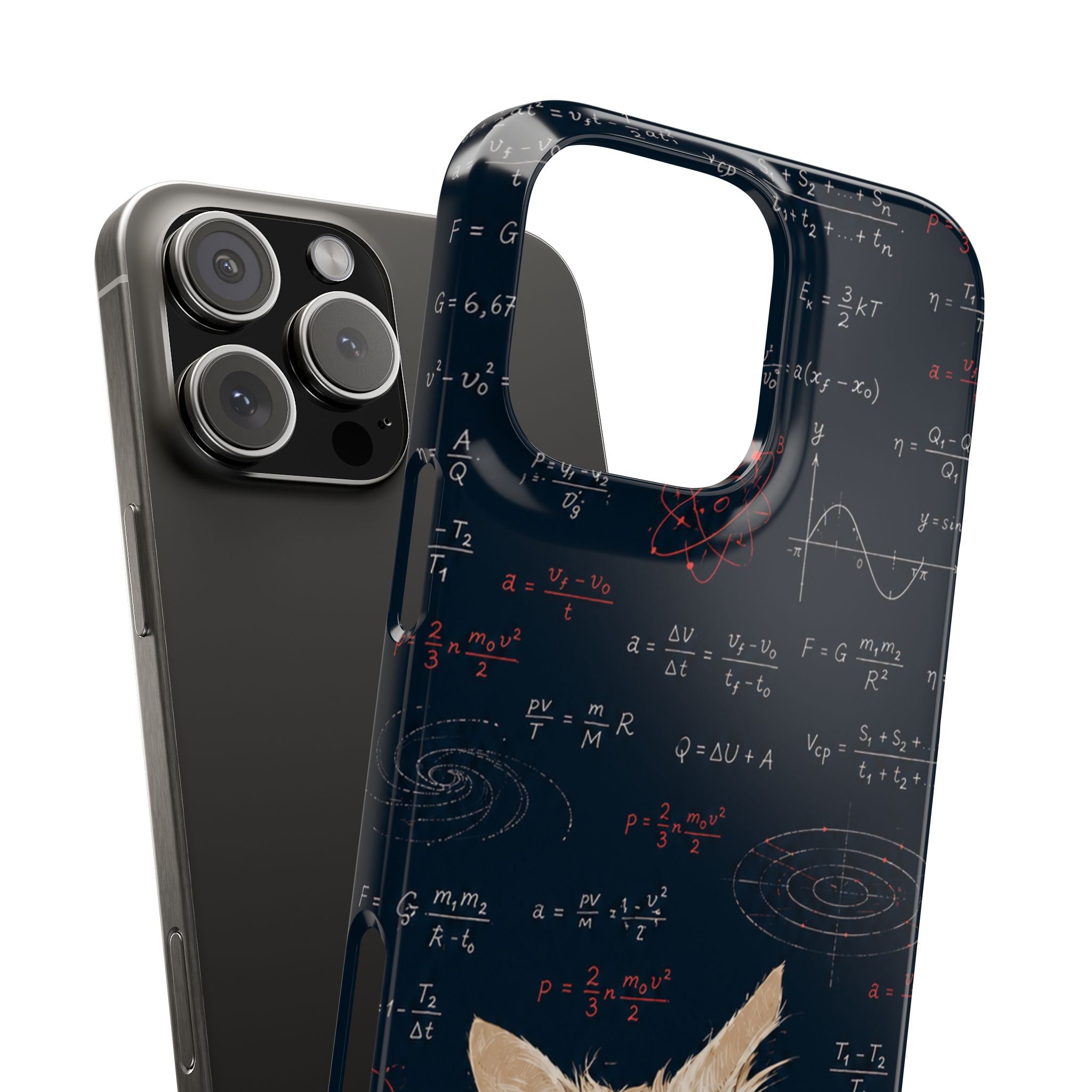 Quantum Kitty Physics Phone Case