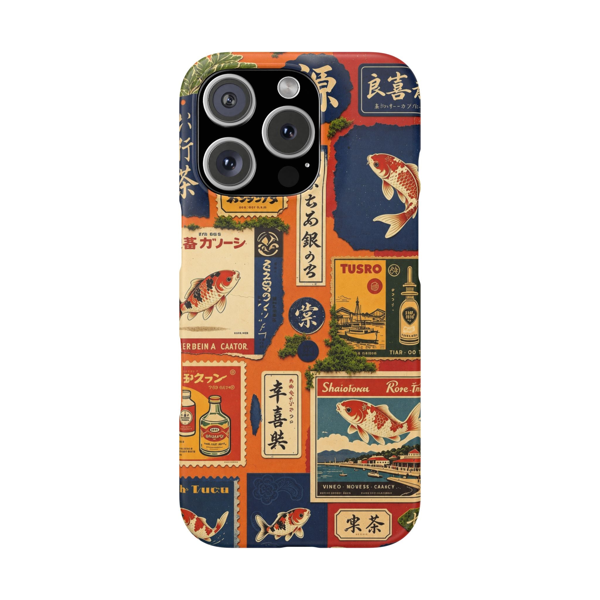 Vintage Japanese Koi Phone Case