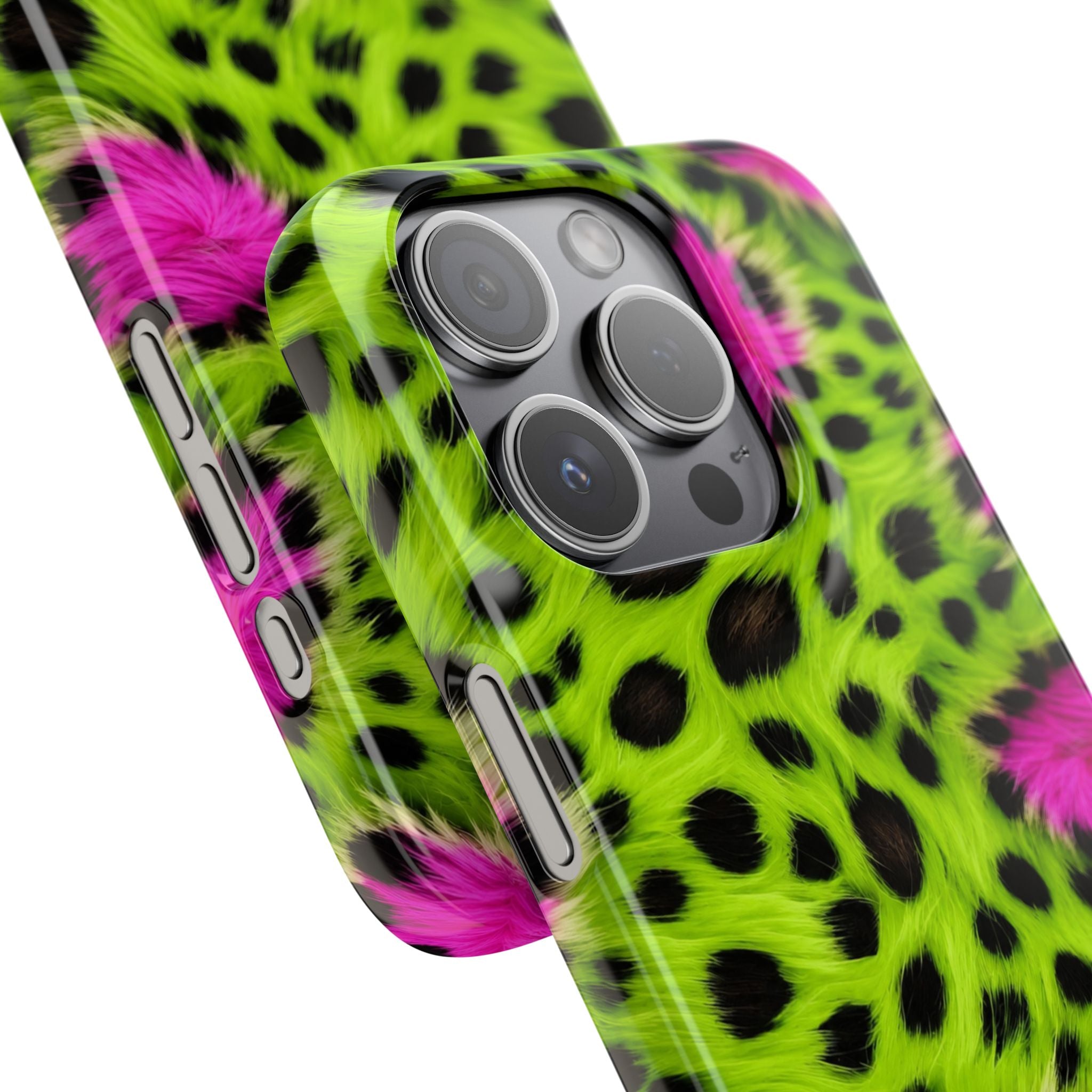 Neon Leopard Phone Case