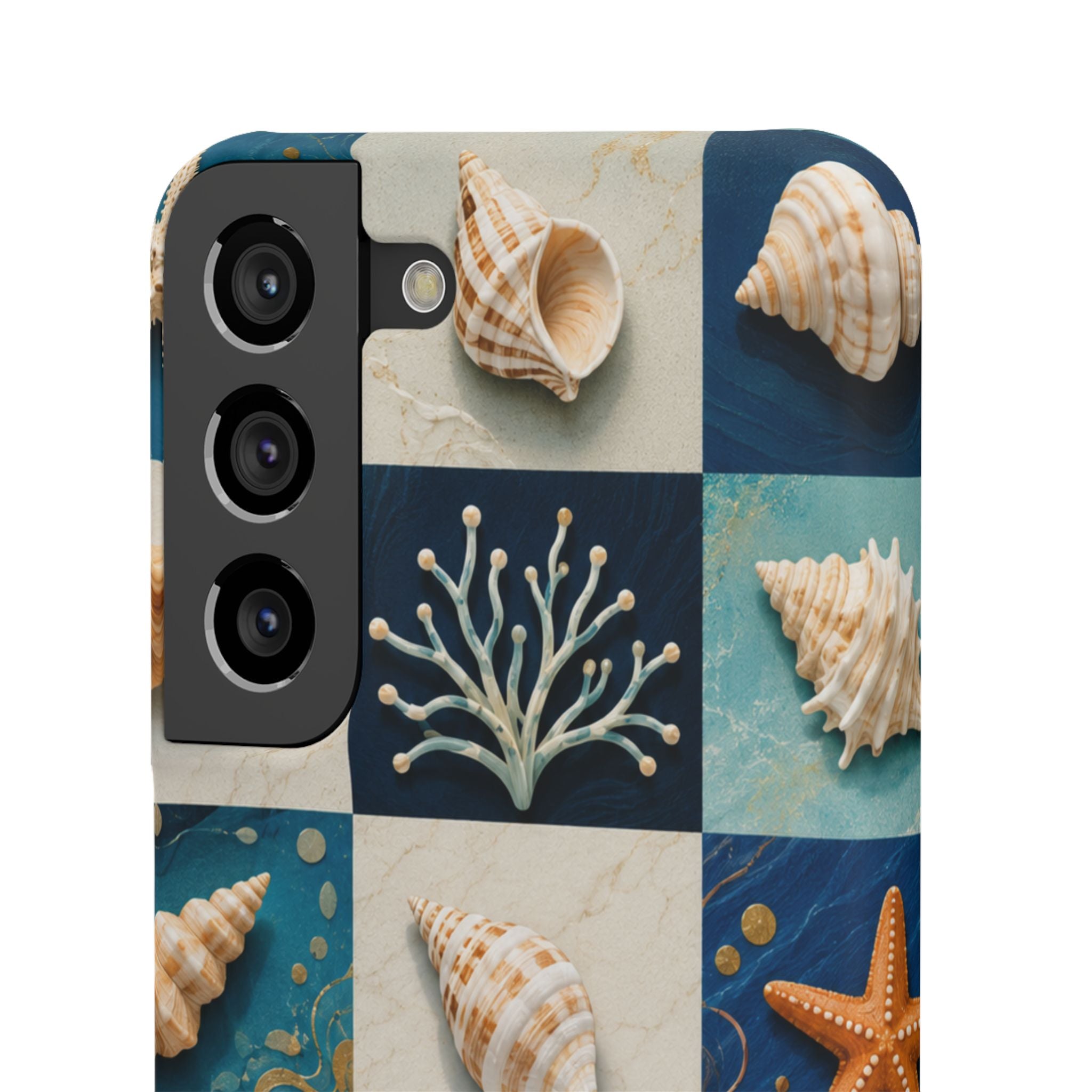 Coastal Seashell Mosaic Phone Case