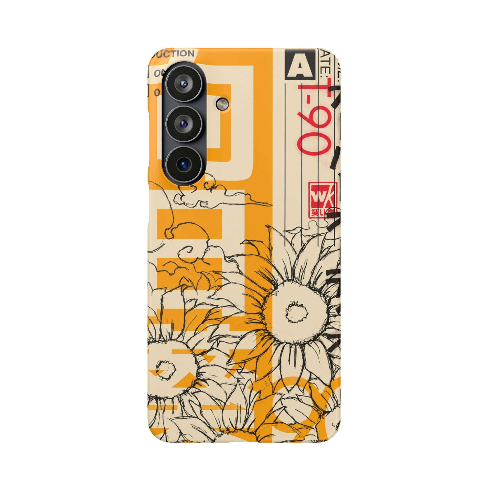 Retro Cassette Floral Phone Case